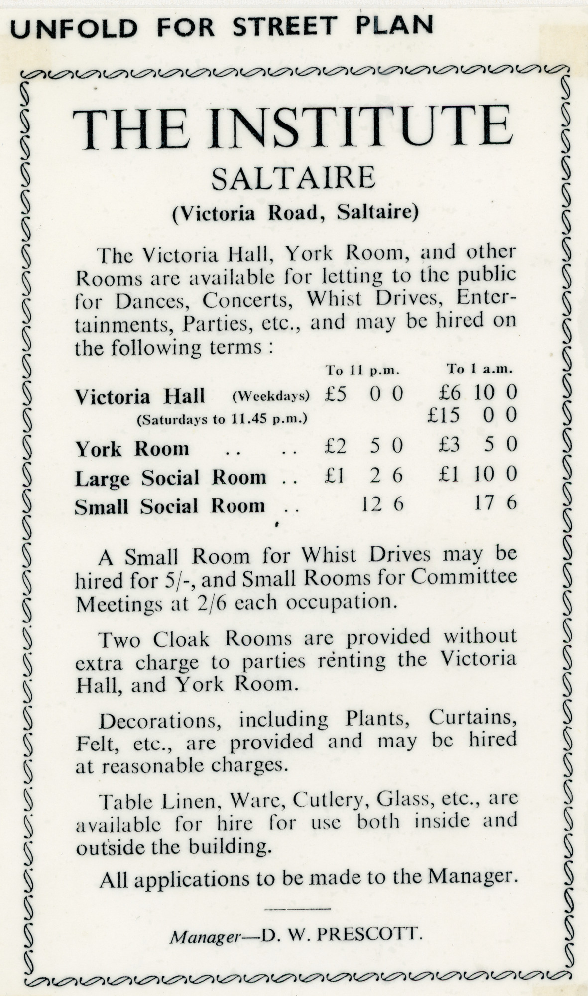 Advertisement for 'The Institute'