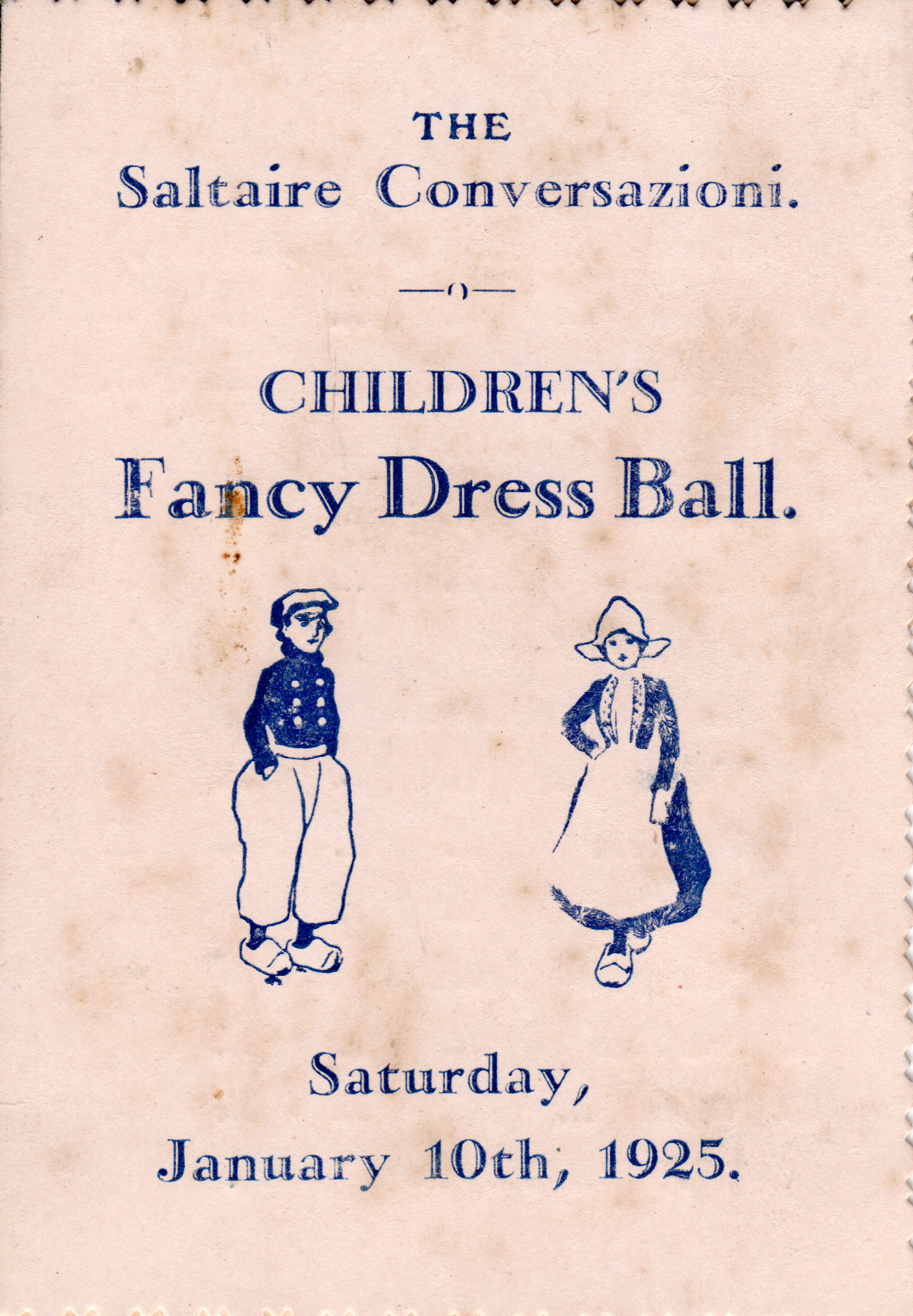 Children's Fancy Dress Ball at the Saltaire Conversazione 1925