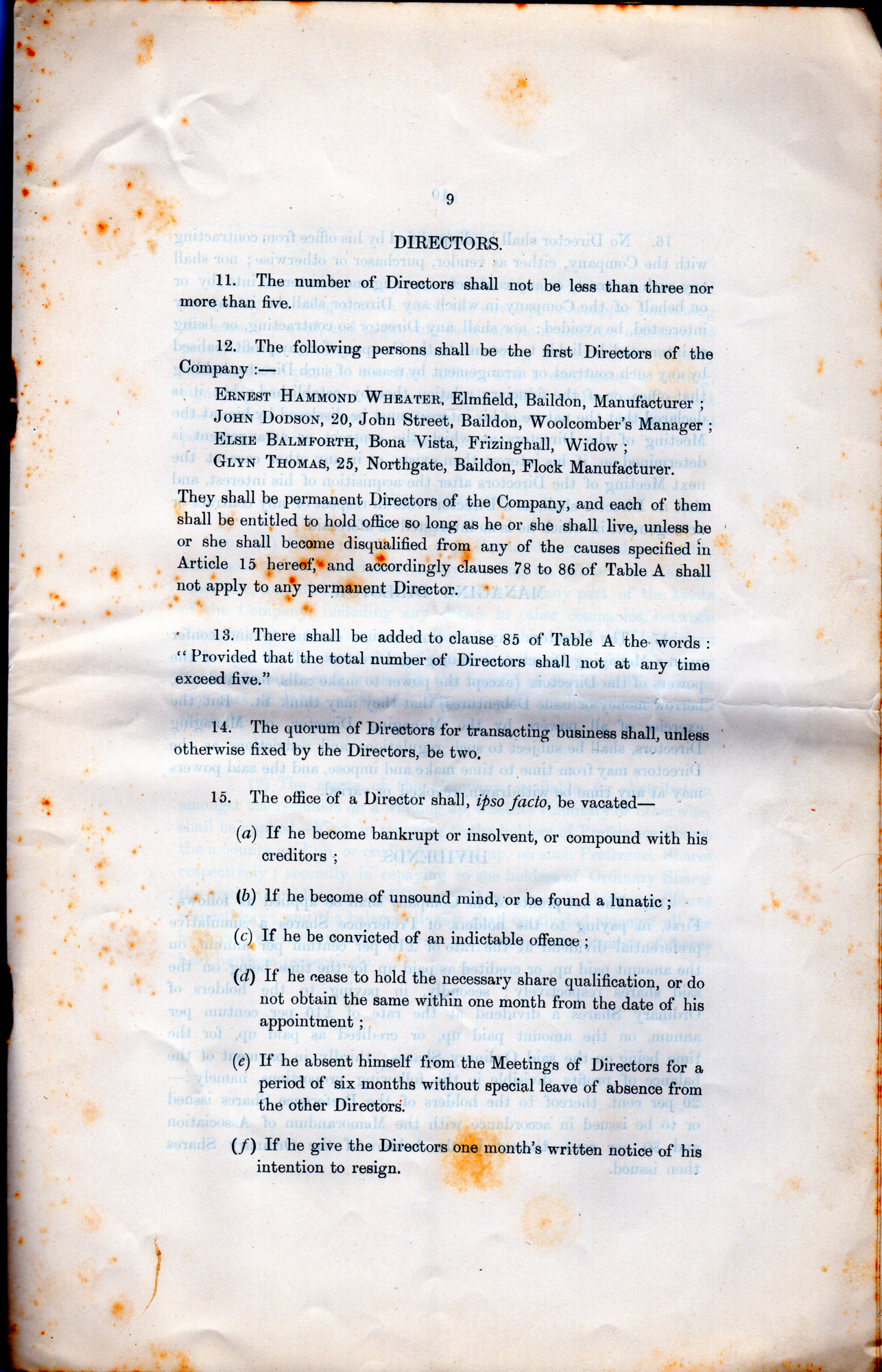 Collection of deeds