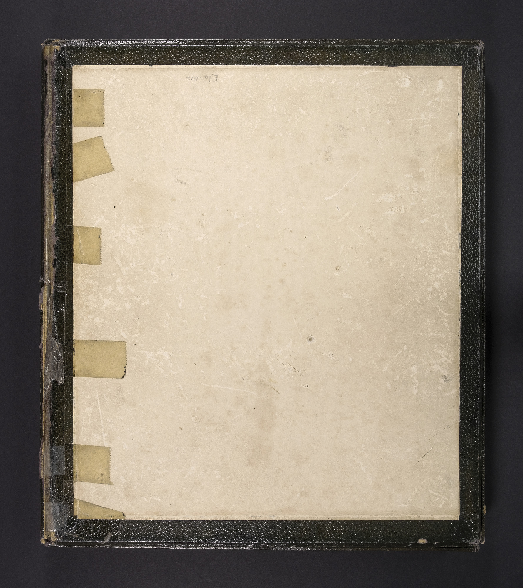 George Morrell's Presentation Book: Back outside of box containing the book