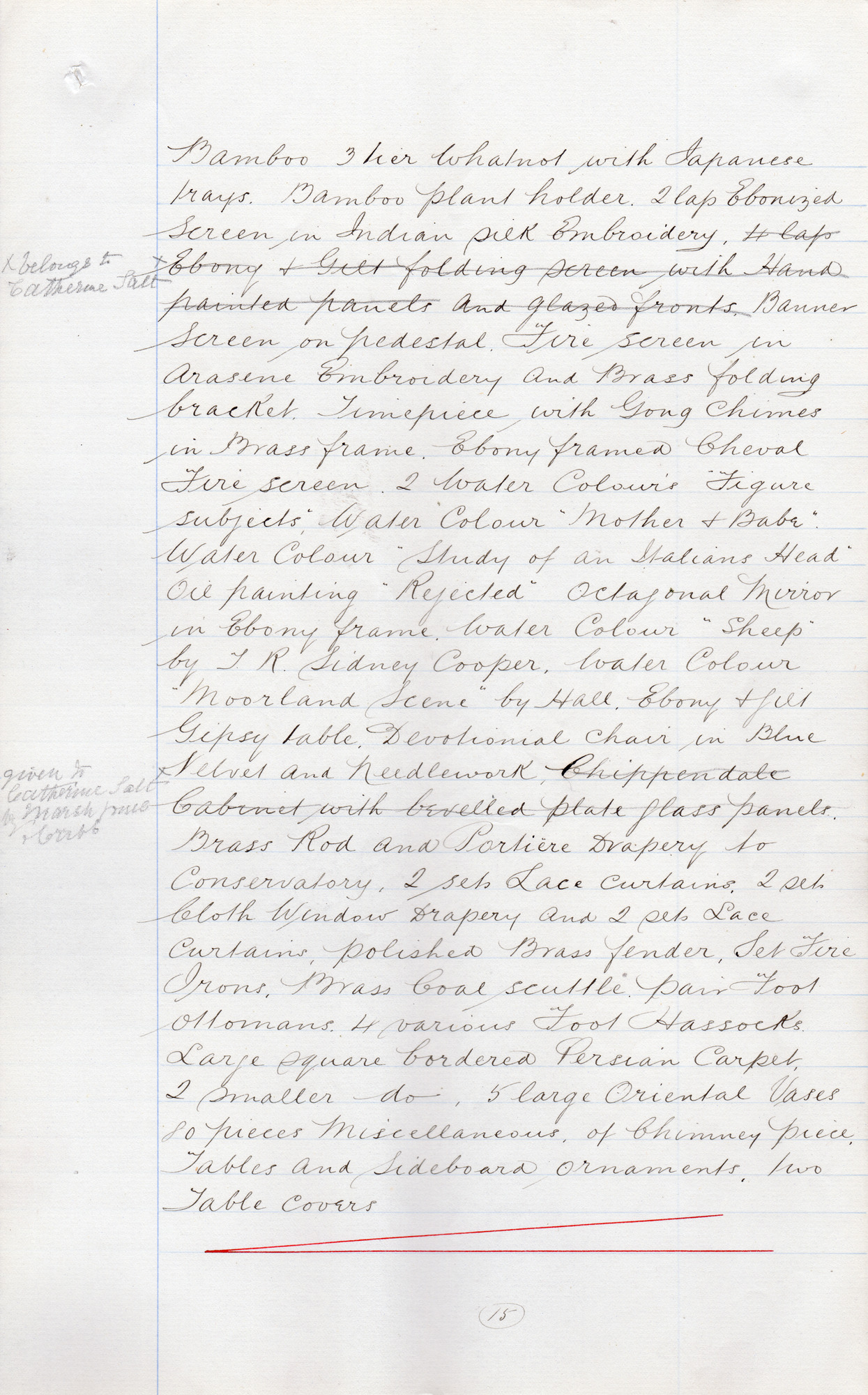 Inventory of Milner Field: Page 15