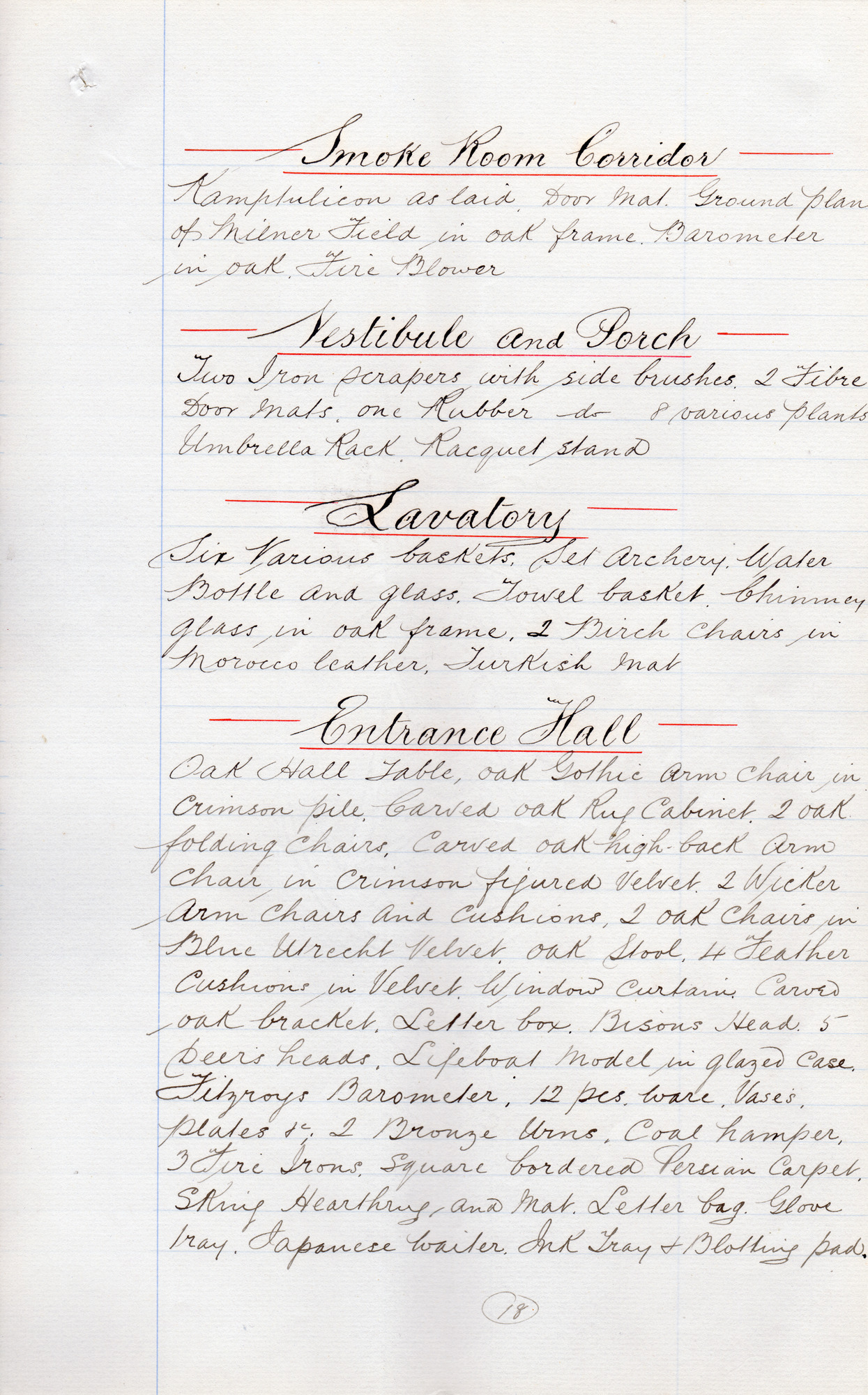 Inventory of Milner Field: Page 18