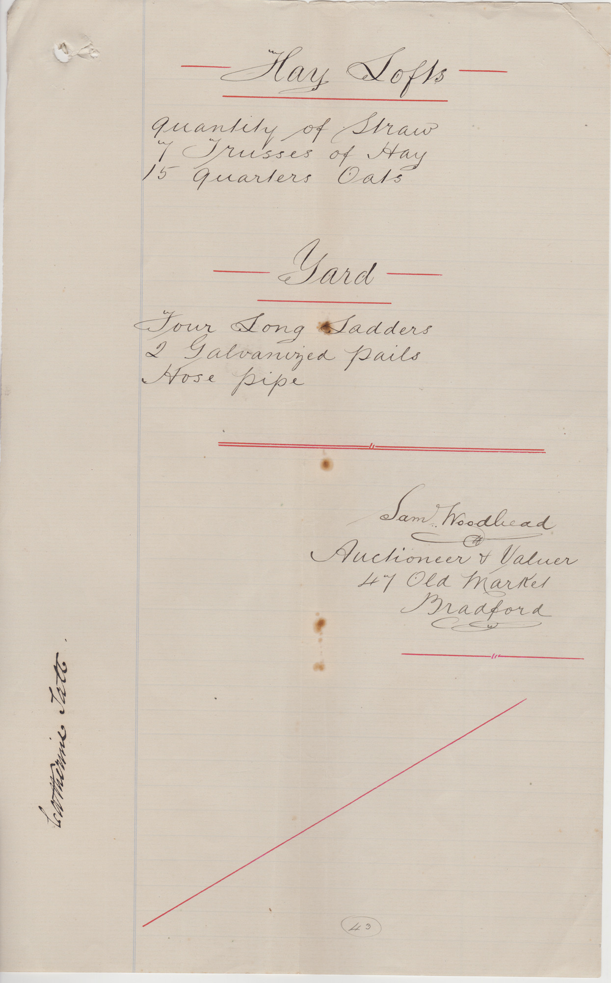 Inventory of Milner Field: Page 43 - Version 1