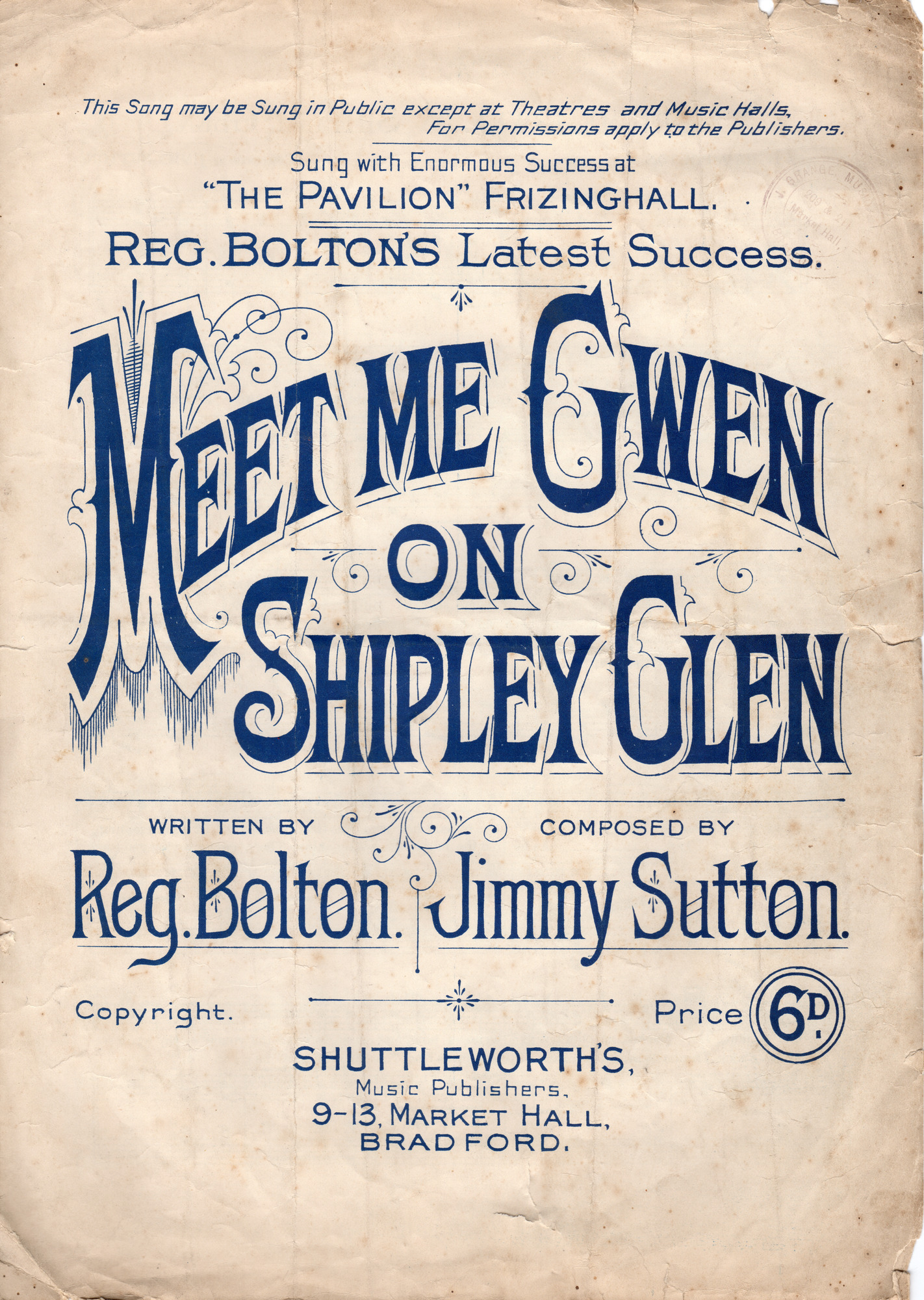 Meet me Gwen on Shipley Glen