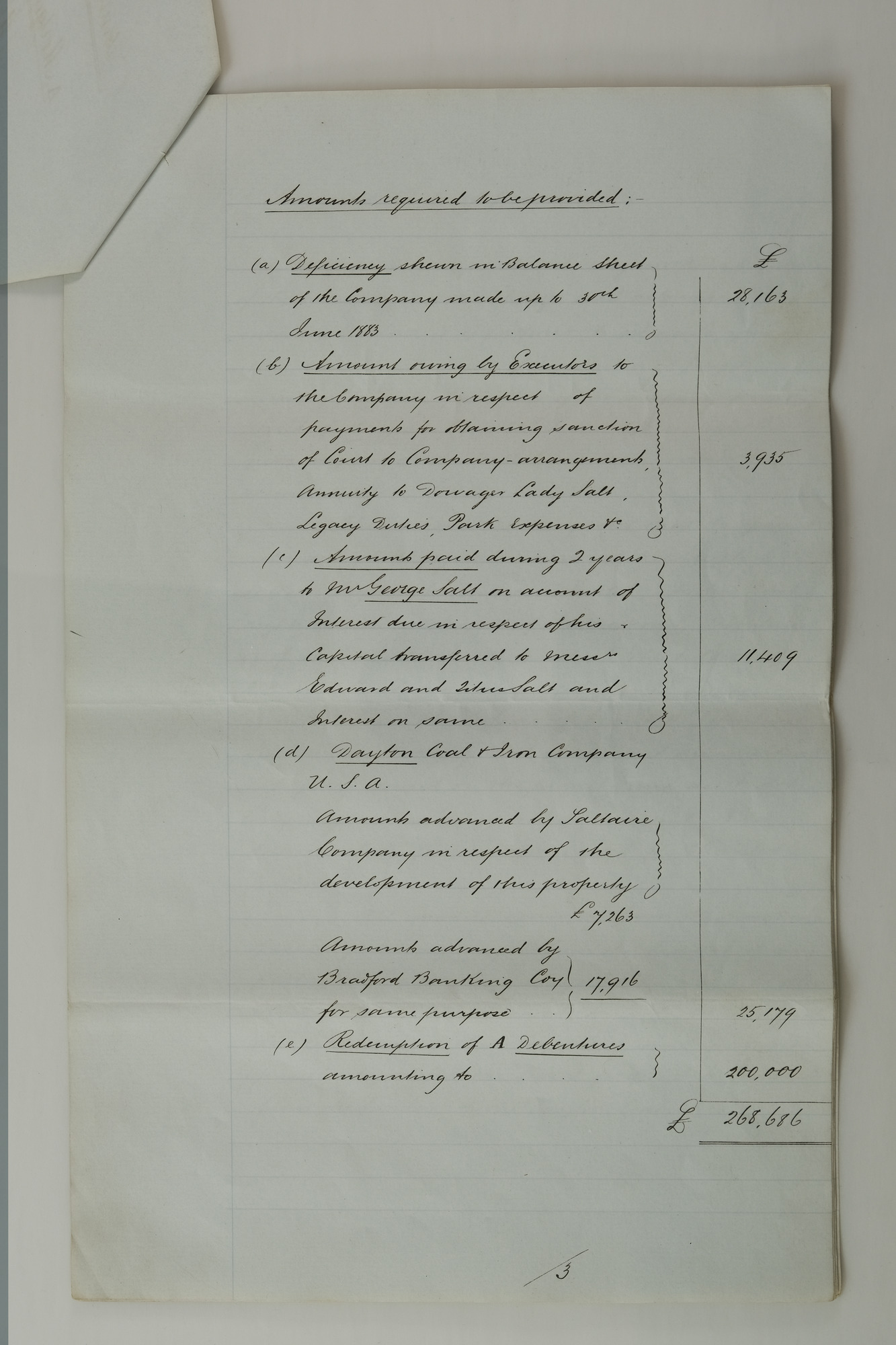 Memorandum and suggestions 1883: Page 3