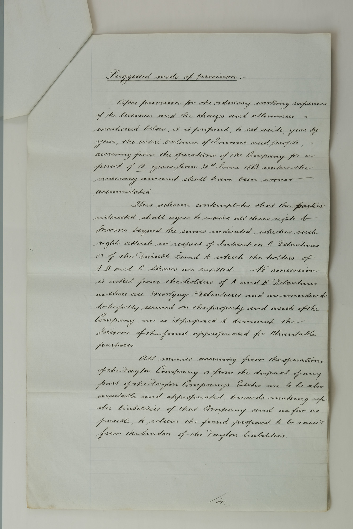 Memorandum and suggestions 1883: Page 4