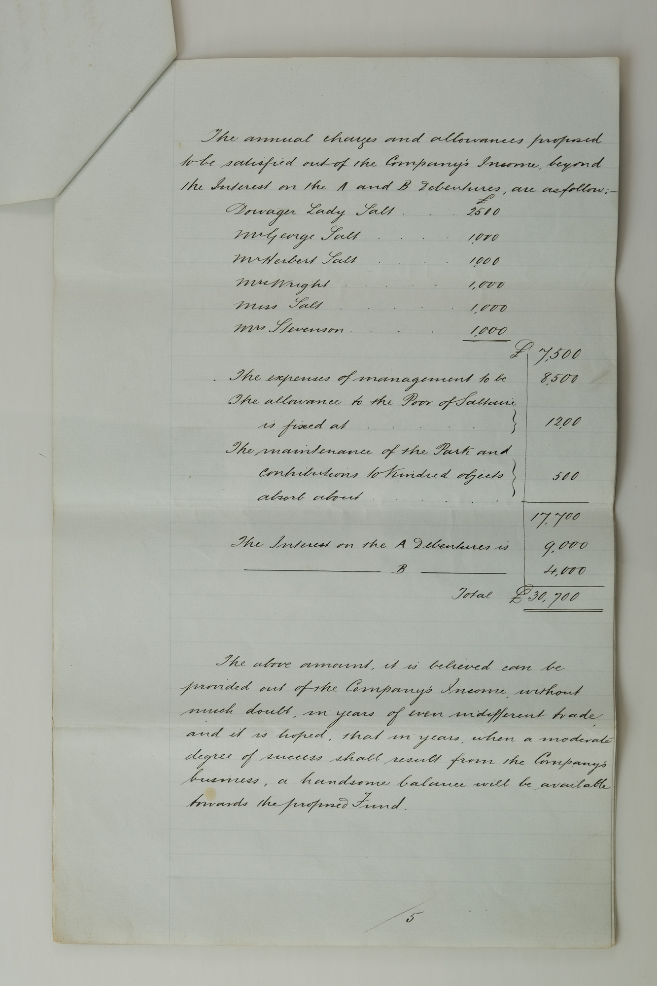 Memorandum and suggestions 1883: Page 5