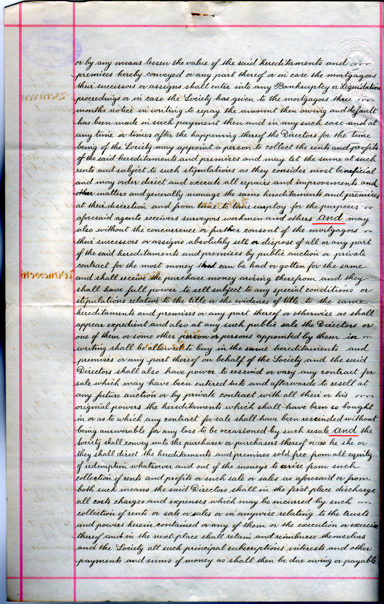 Mortgage contract: Page 2