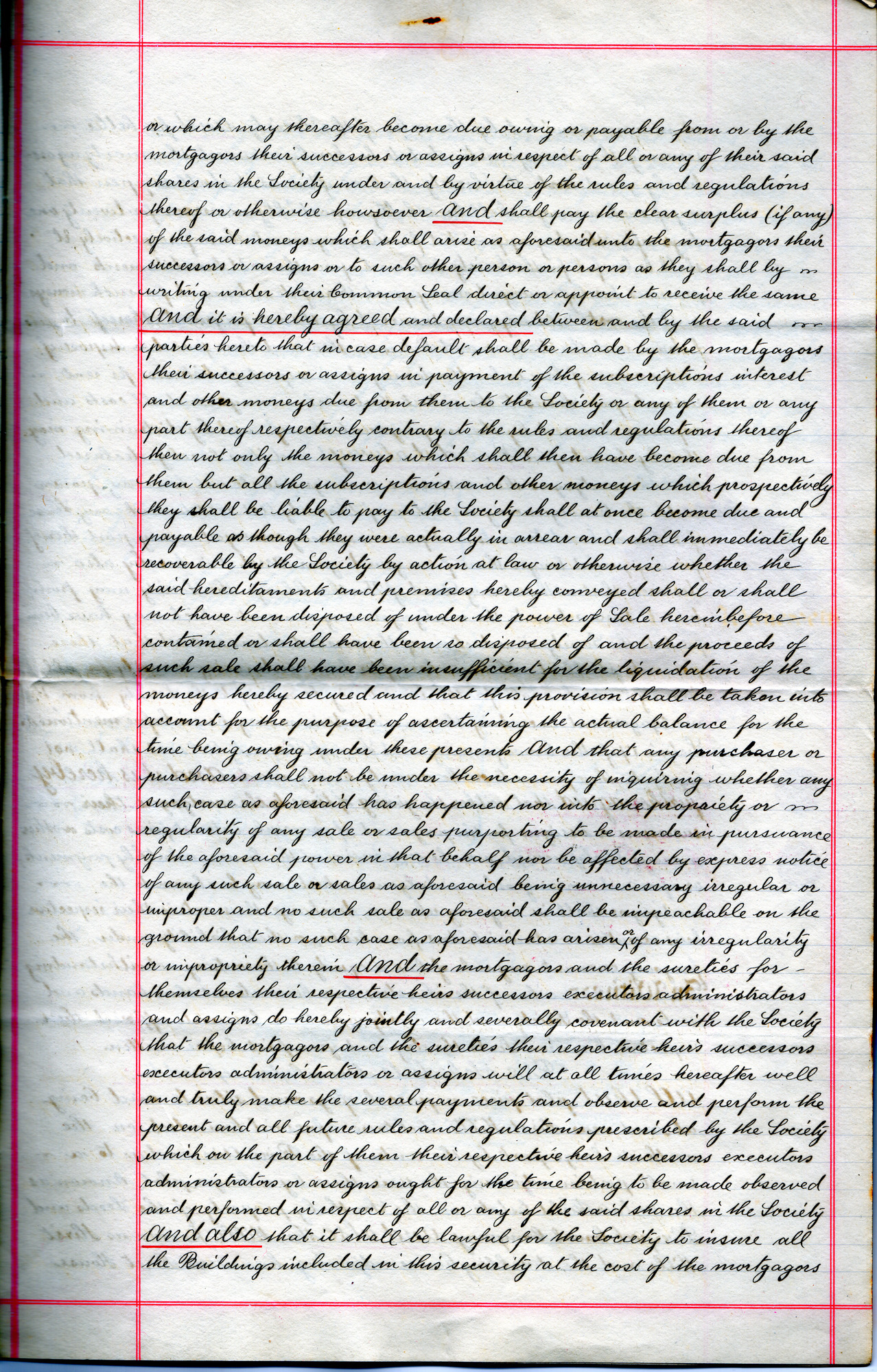 Mortgage contract: Page 3