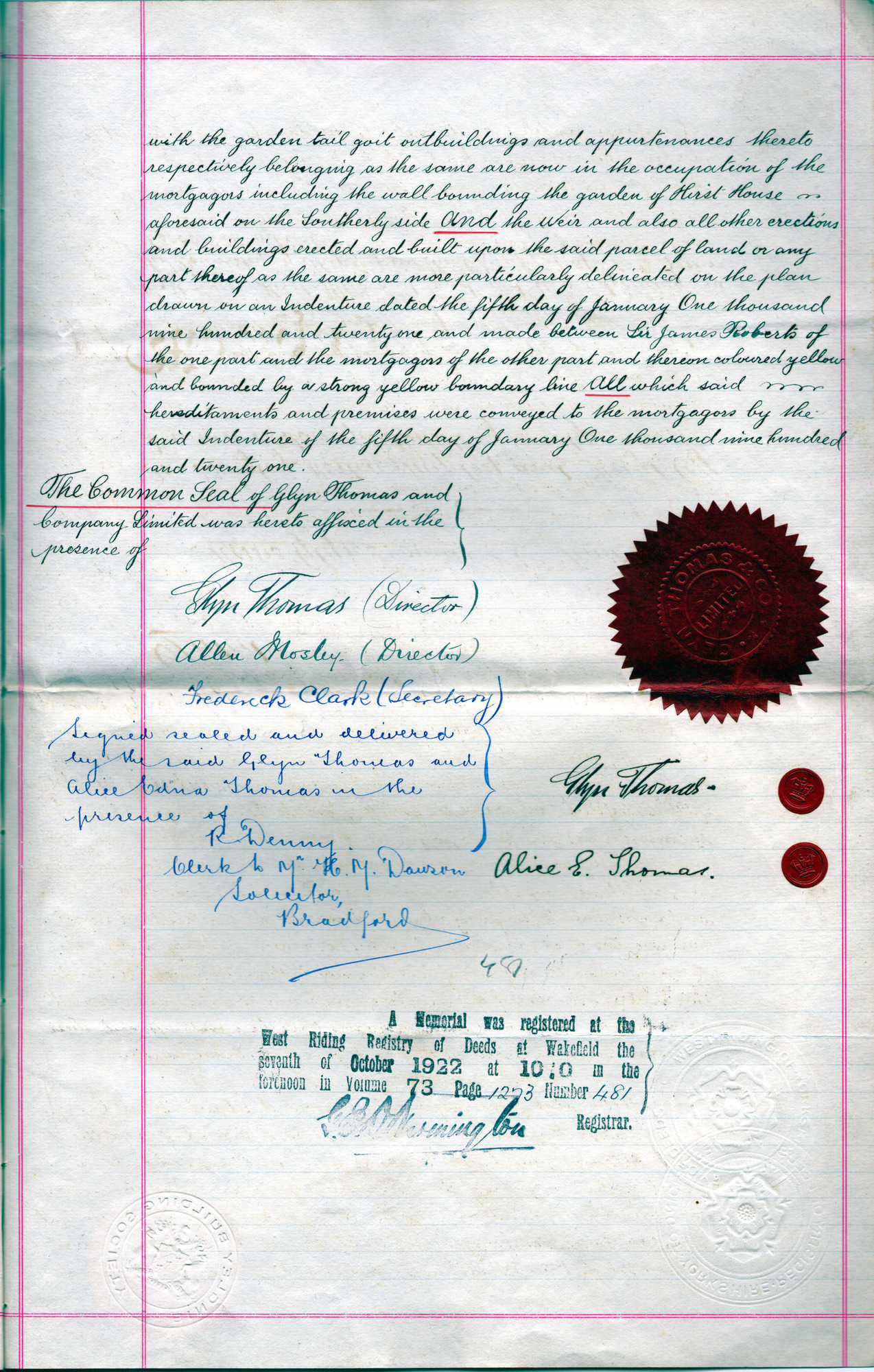 Mortgage contract: Page 5