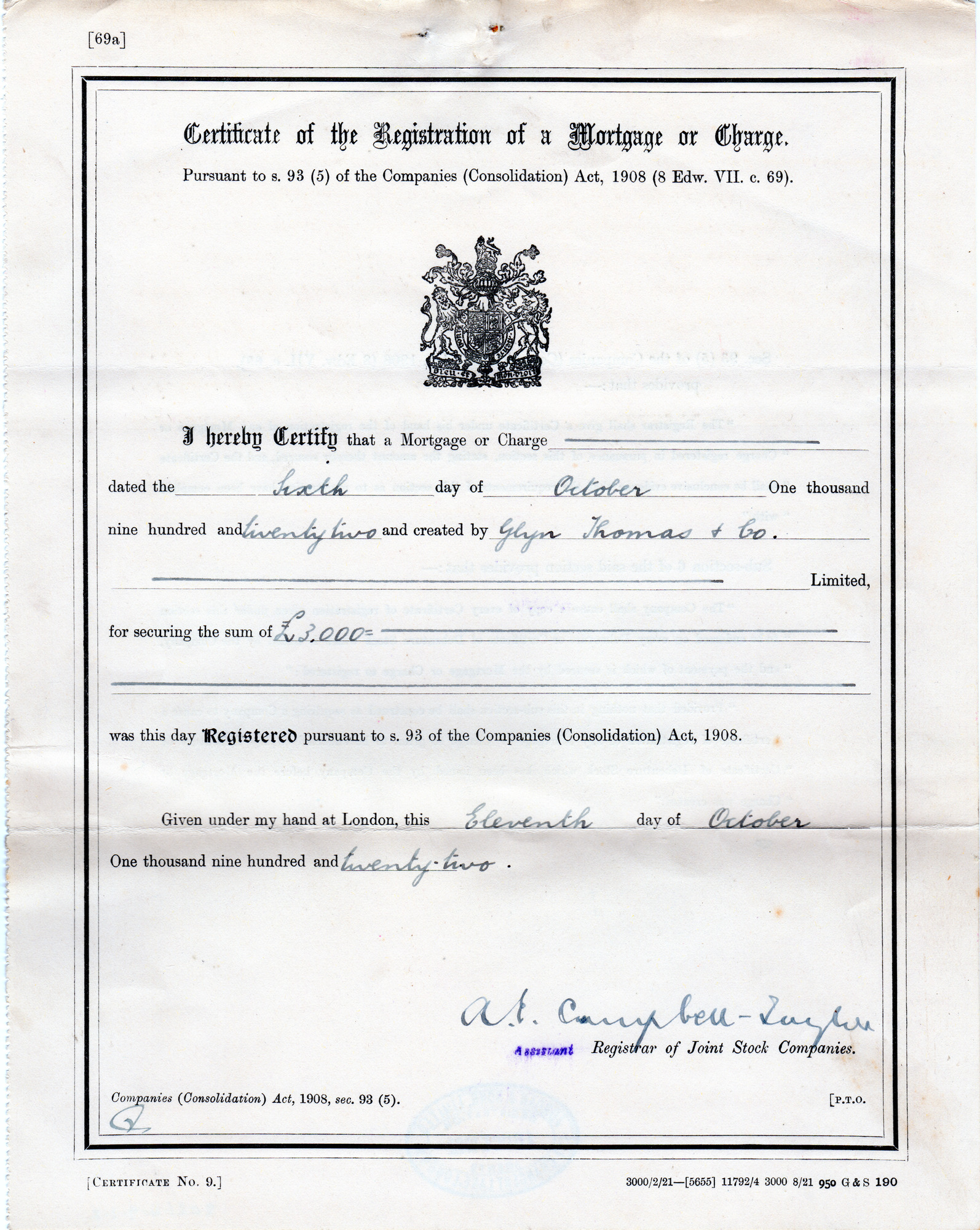 Part of a Mortgage contract