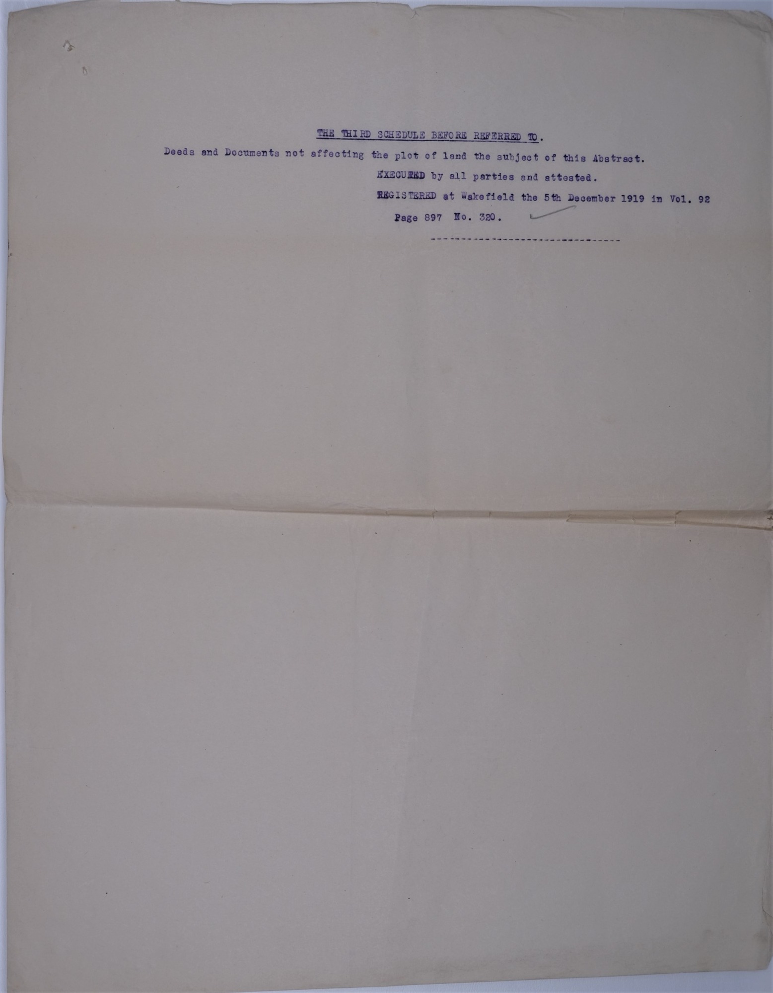 Part of a Mortgage contract