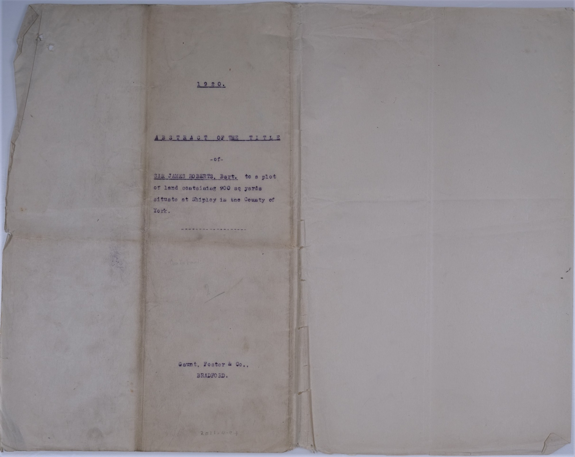 Part of a Mortgage contract