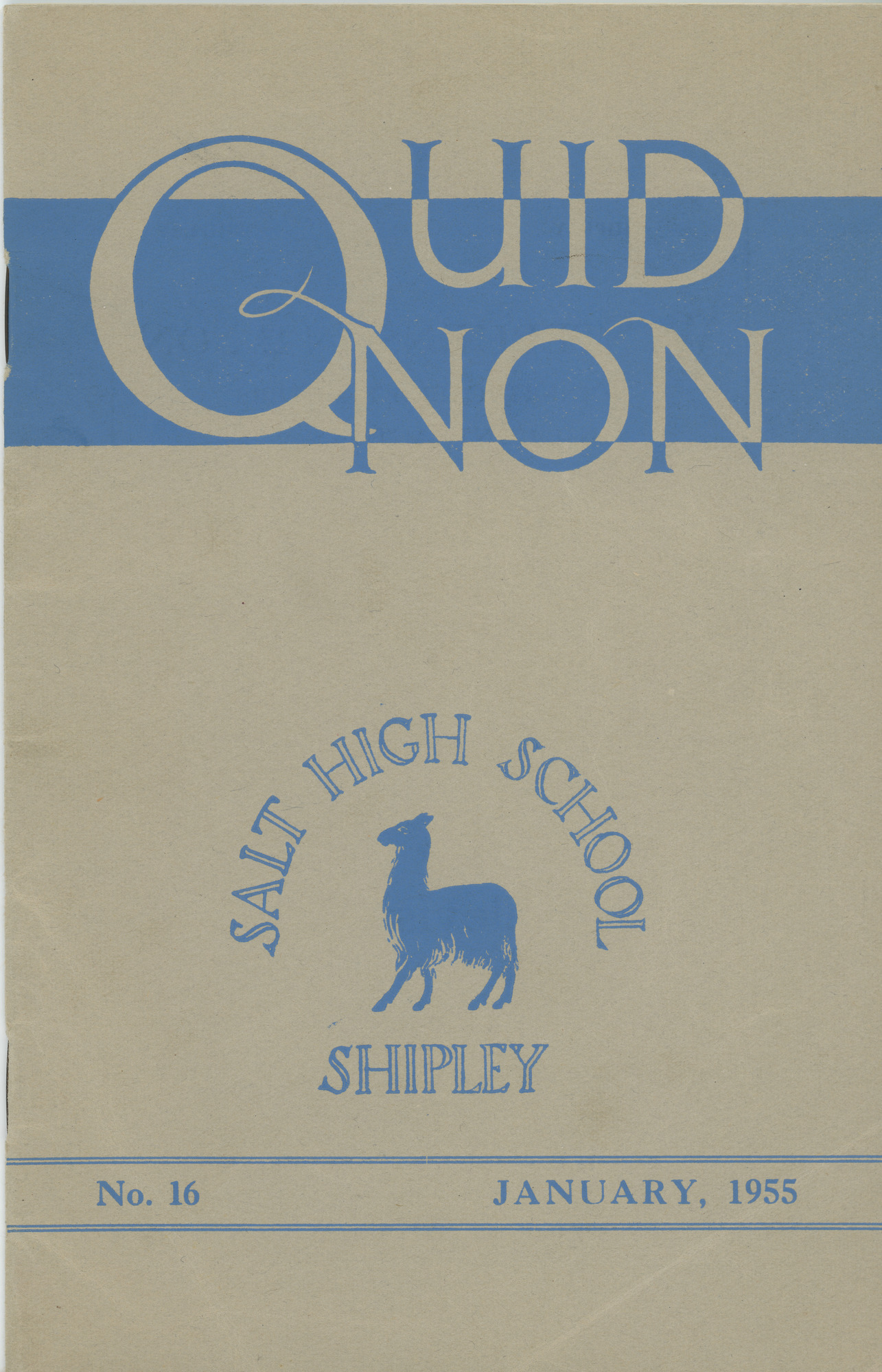 Salt High School Magazine