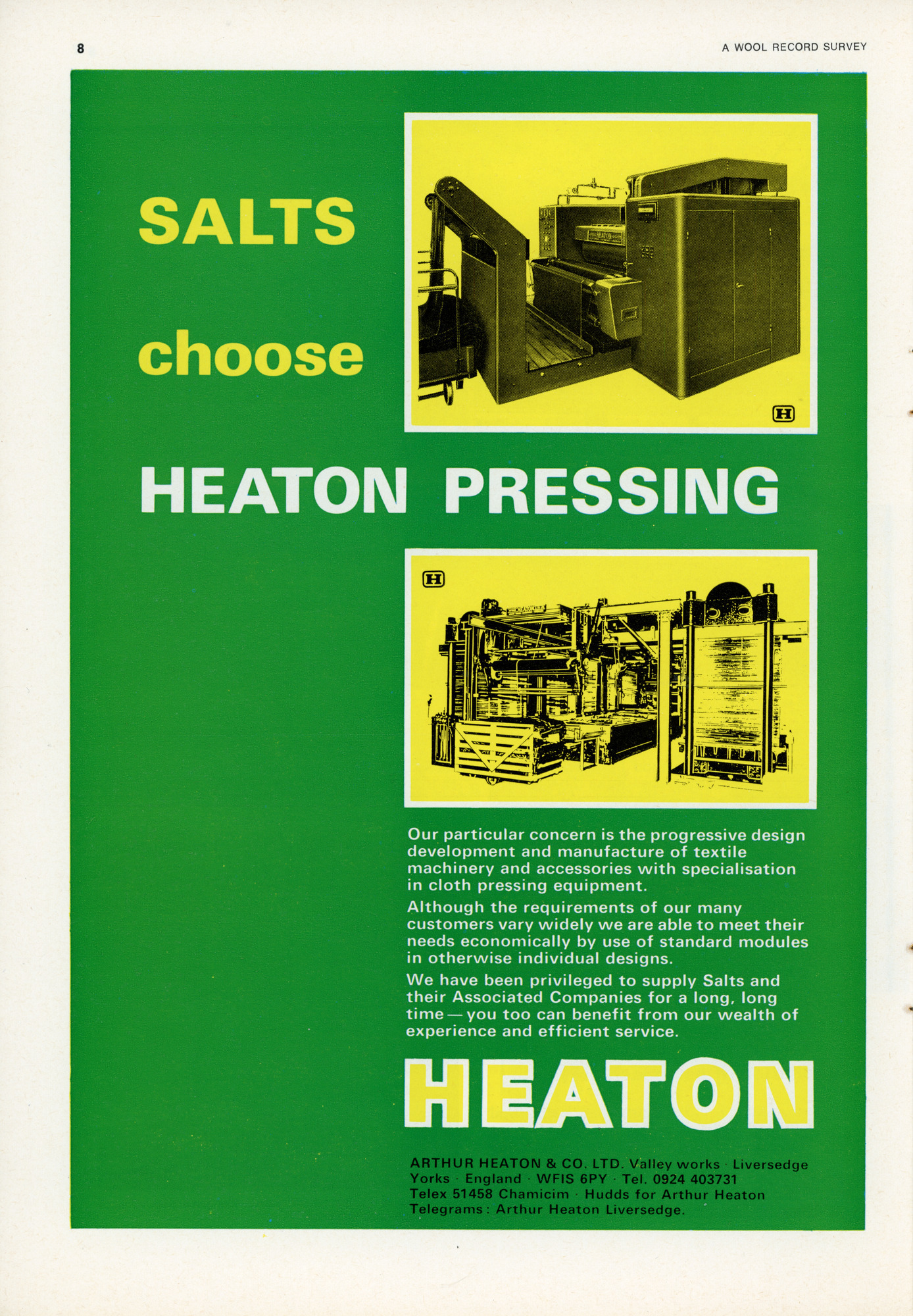 Salts (Saltaire) Ltd - A Wool Record Survey: Page 8