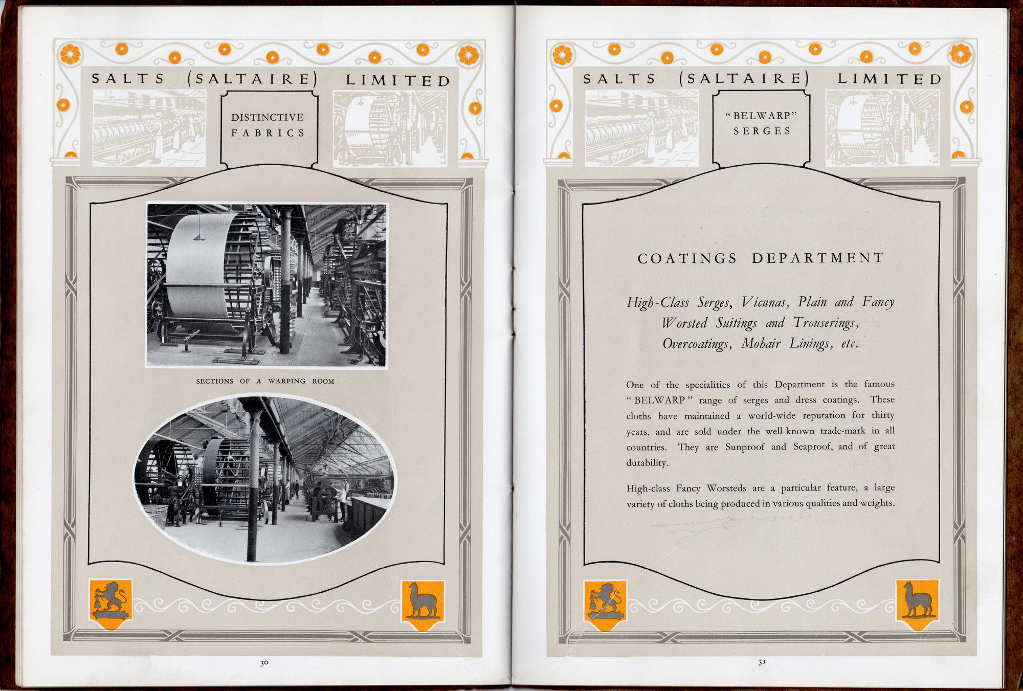Salts (Saltaire) Ltd Brochure: Pages 30-31