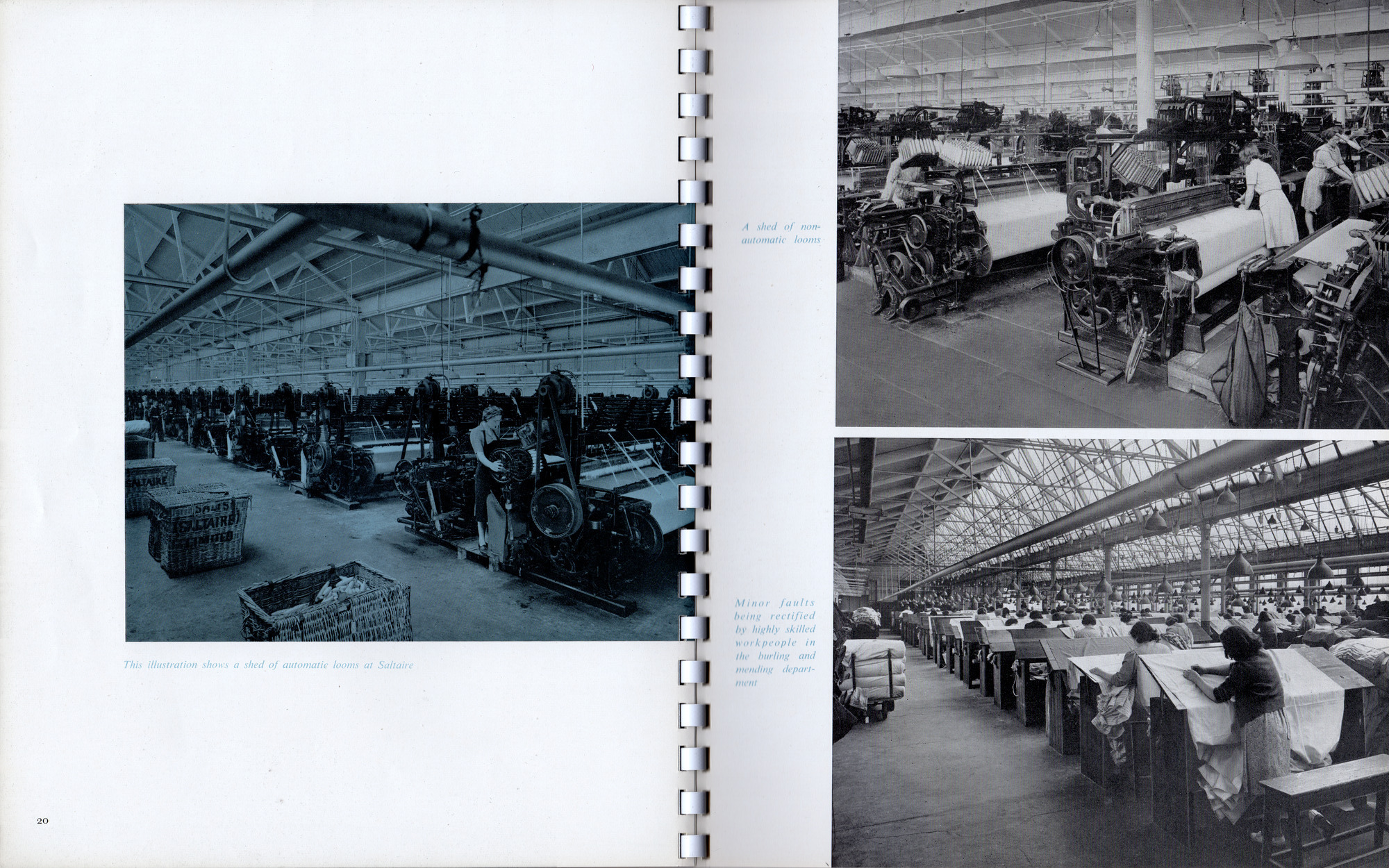 Salts (Saltaire) Ltd marketing booklet: Pages 20-21