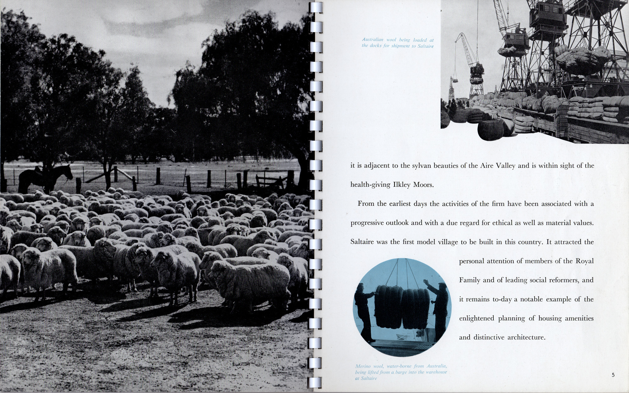 Salts (Saltaire) Ltd marketing booklet: Pages 4-5