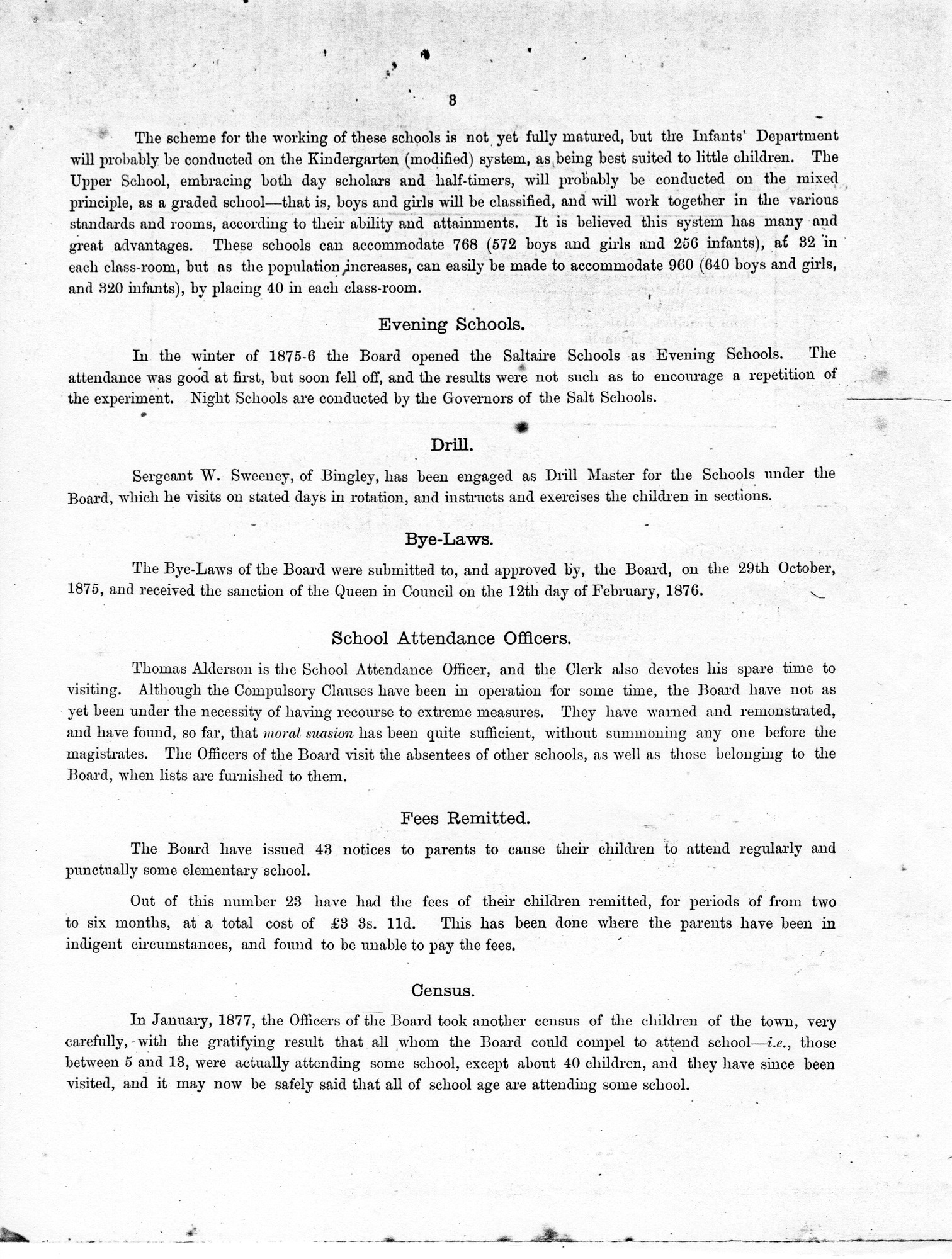 Shipley School Board Report of the first three years' work: Page 3