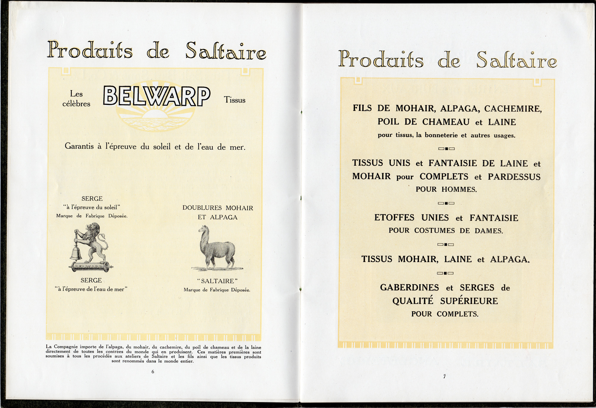 Sir Titus Salt Bart. Sons and Co Limited: Pages 6 to 7