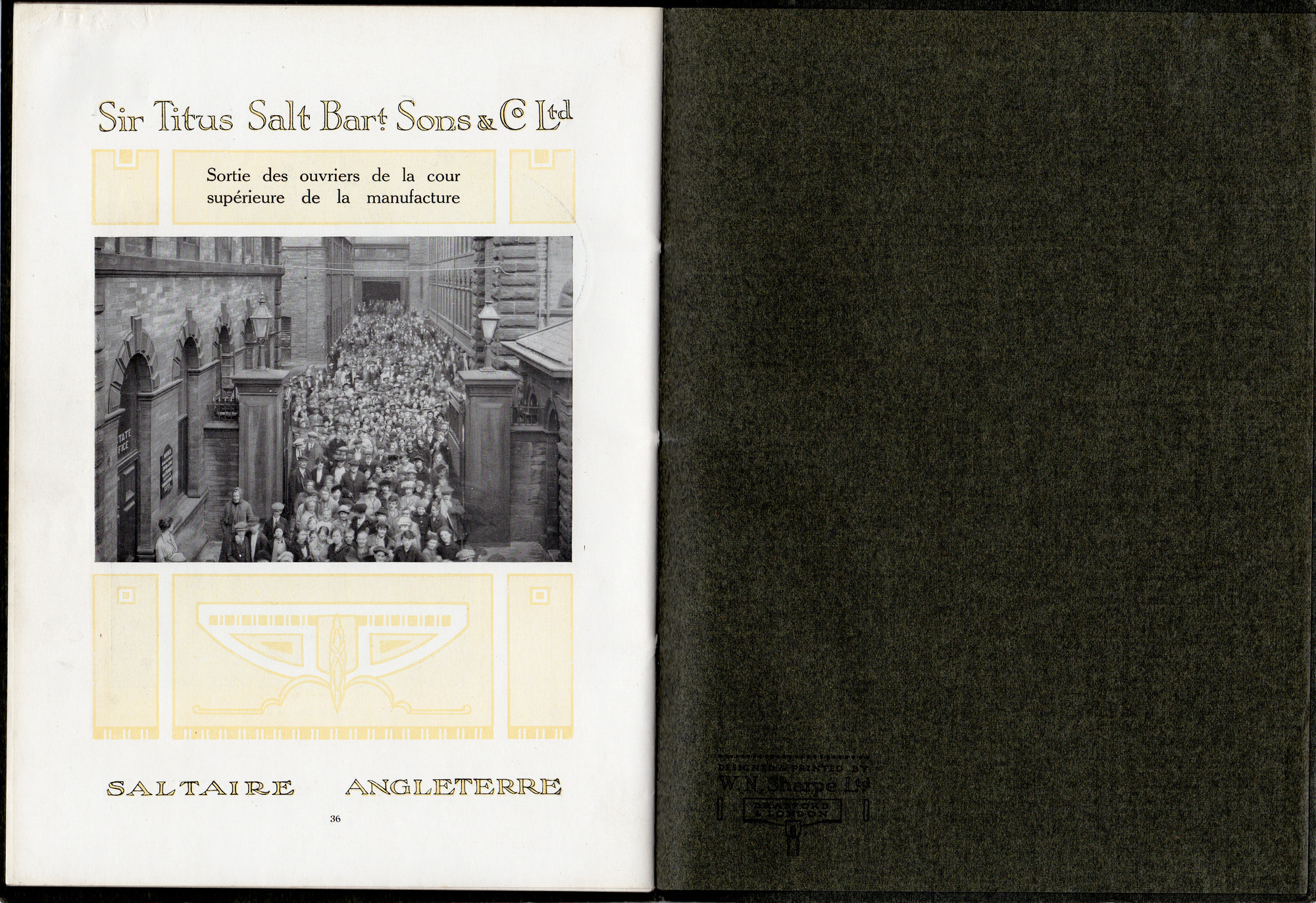 Sir Titus Salt Bart. Sons and Co Limited: Page 30 and inside back cover