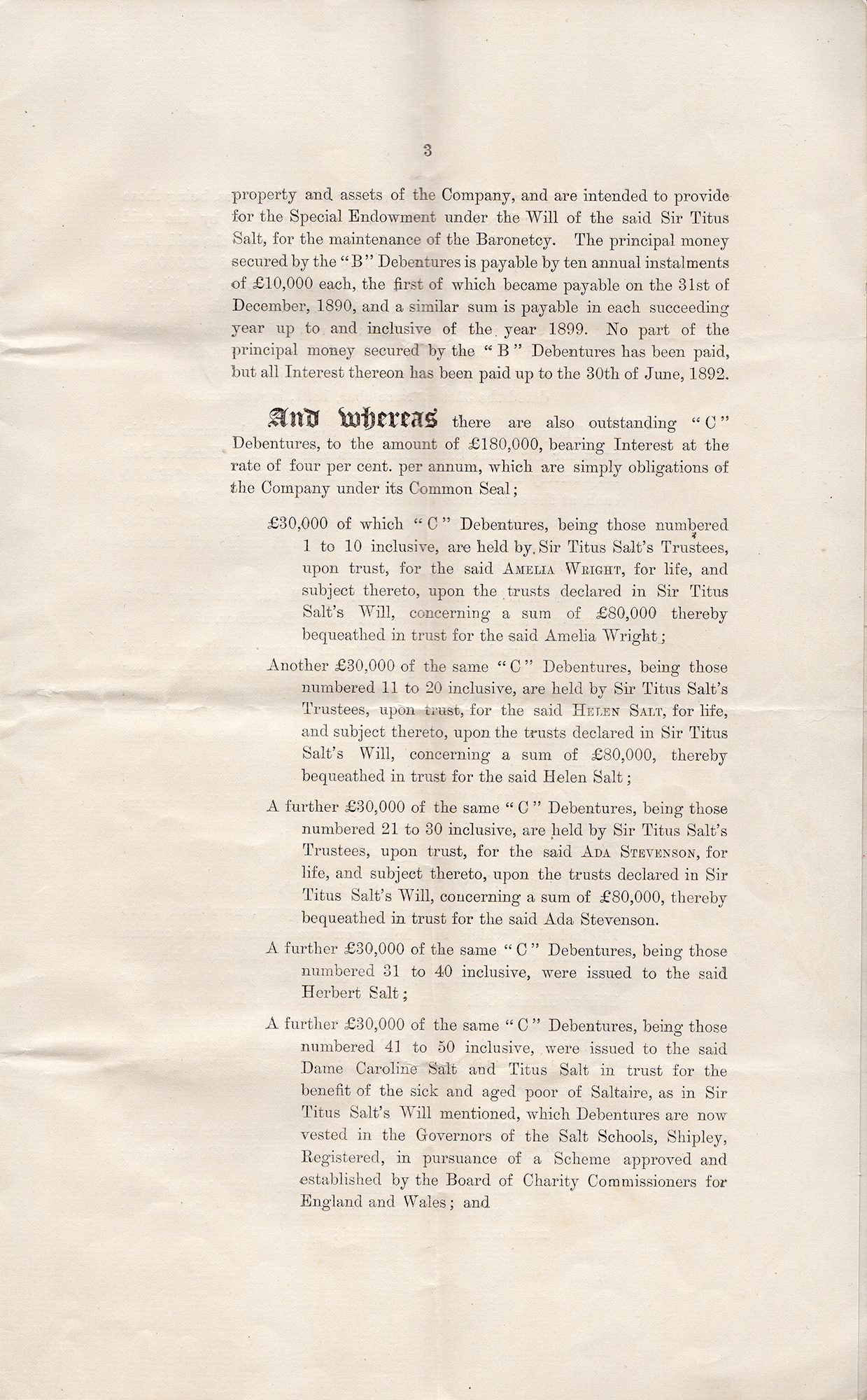 Sir Titus Salt, Bart., Sons & Co. Limited Deed of Arrangement: Page 3