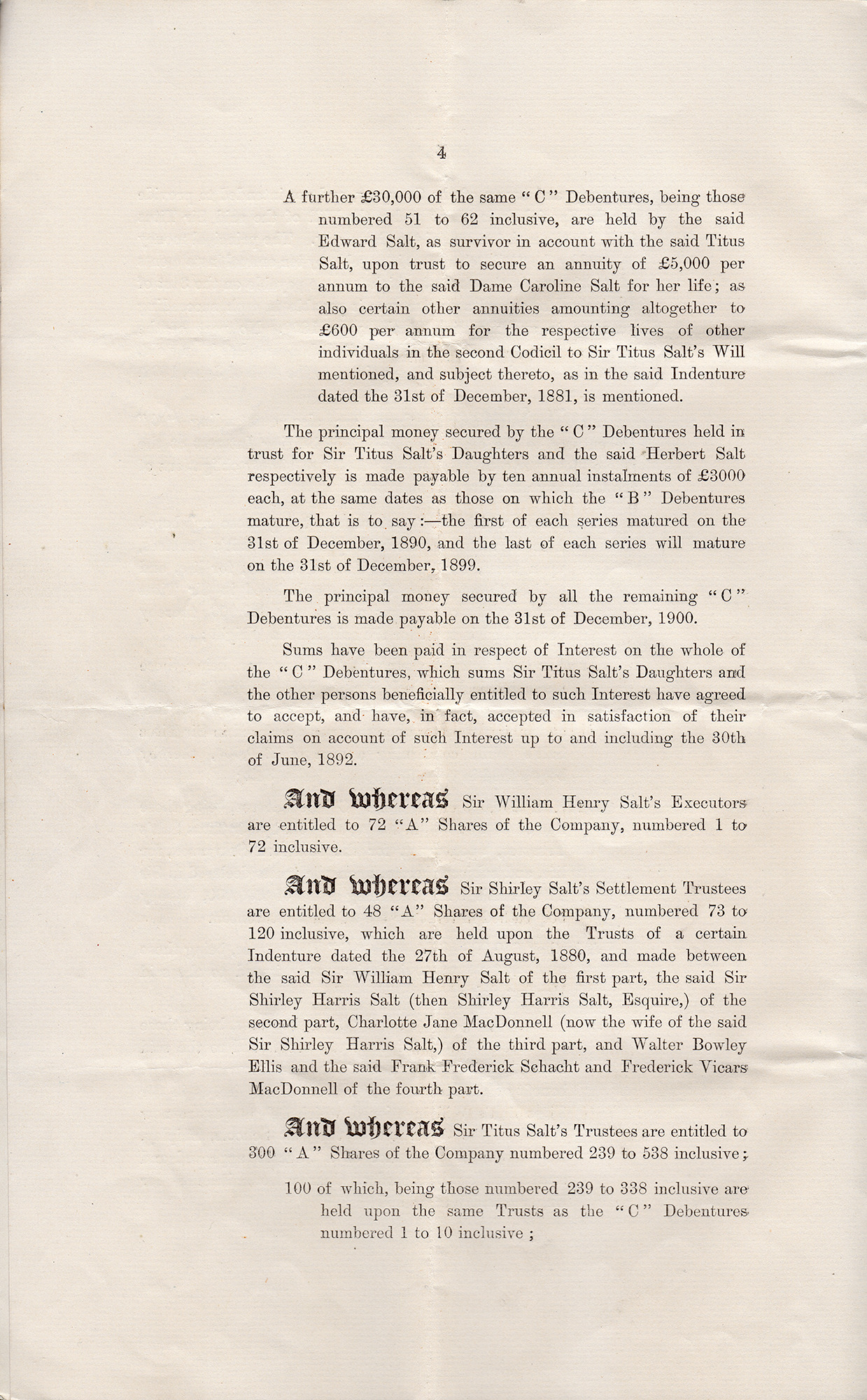 Sir Titus Salt, Bart., Sons & Co. Limited Deed of Arrangement: Page 4