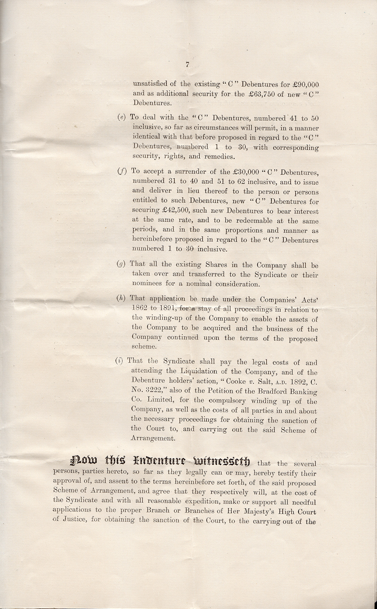 Sir Titus Salt, Bart., Sons & Co. Limited Deed of Arrangement: Page 7