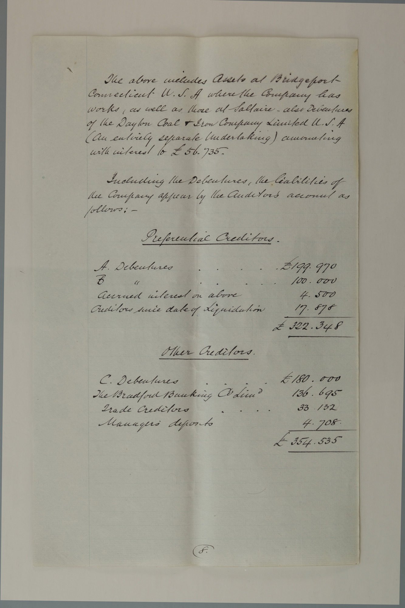 Statement and scheme for reconstruction: Page 8