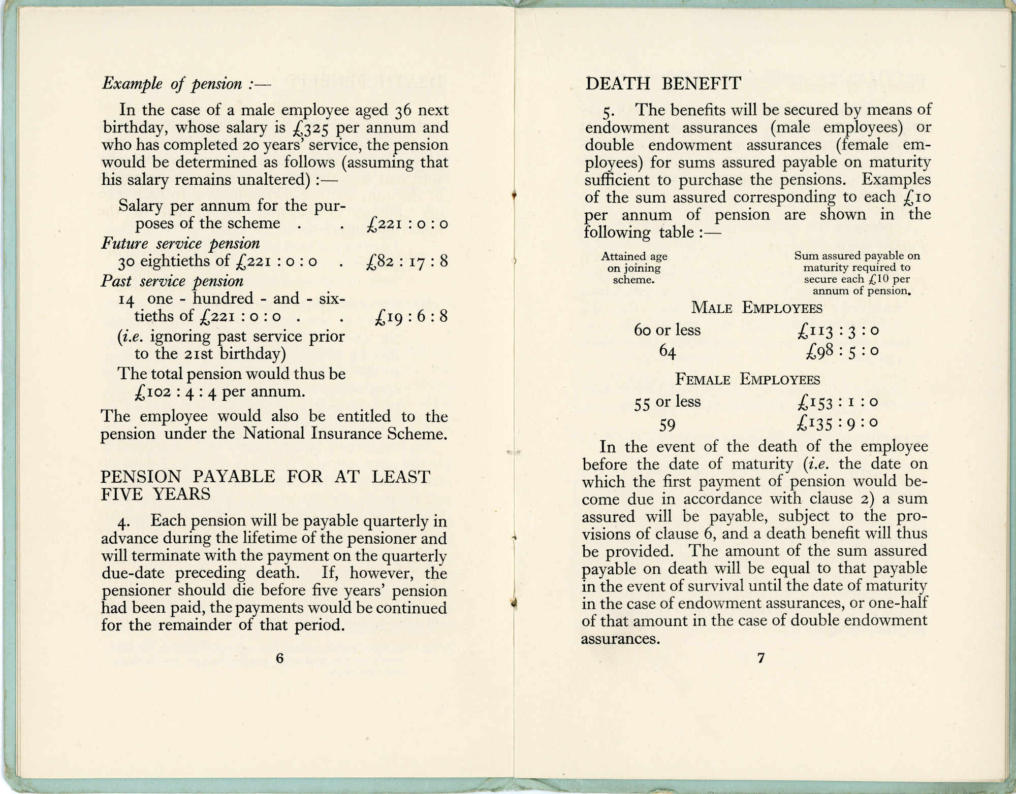 Superannuation scheme book