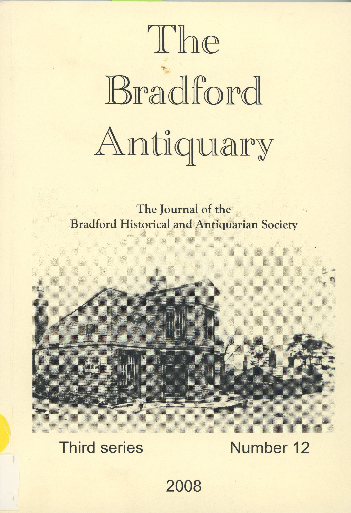 The Bradford Antiquary 2008