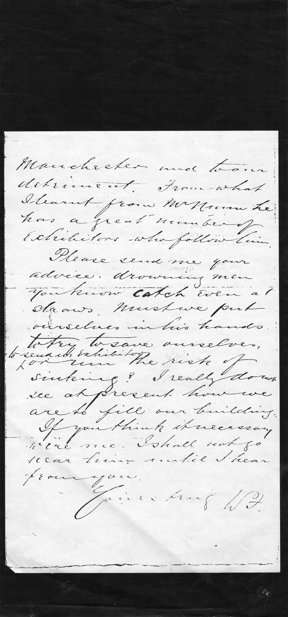 Letter from William Fry concerning Vincent Riordan: Page 2