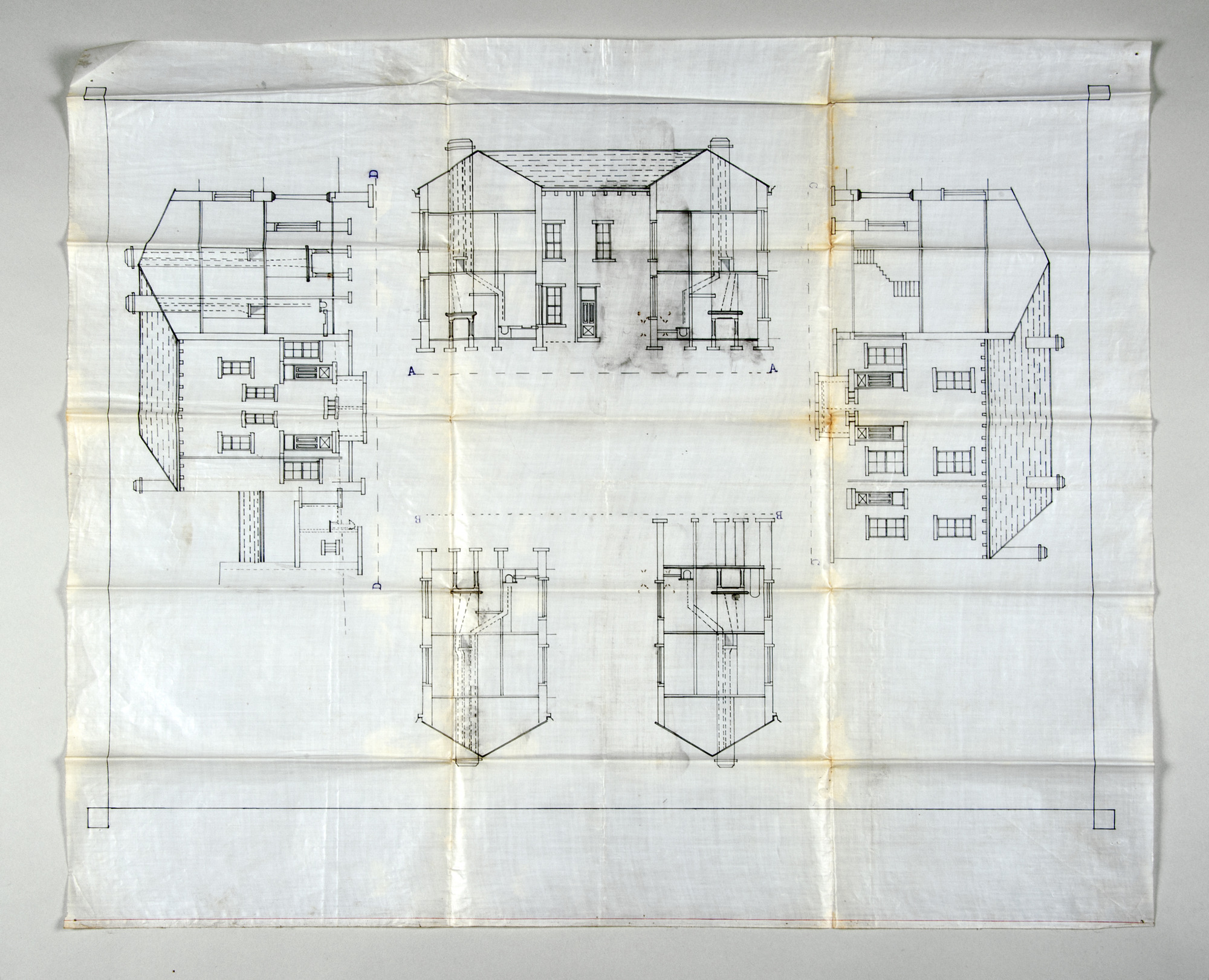 Wash-house conversion plans - exterior views