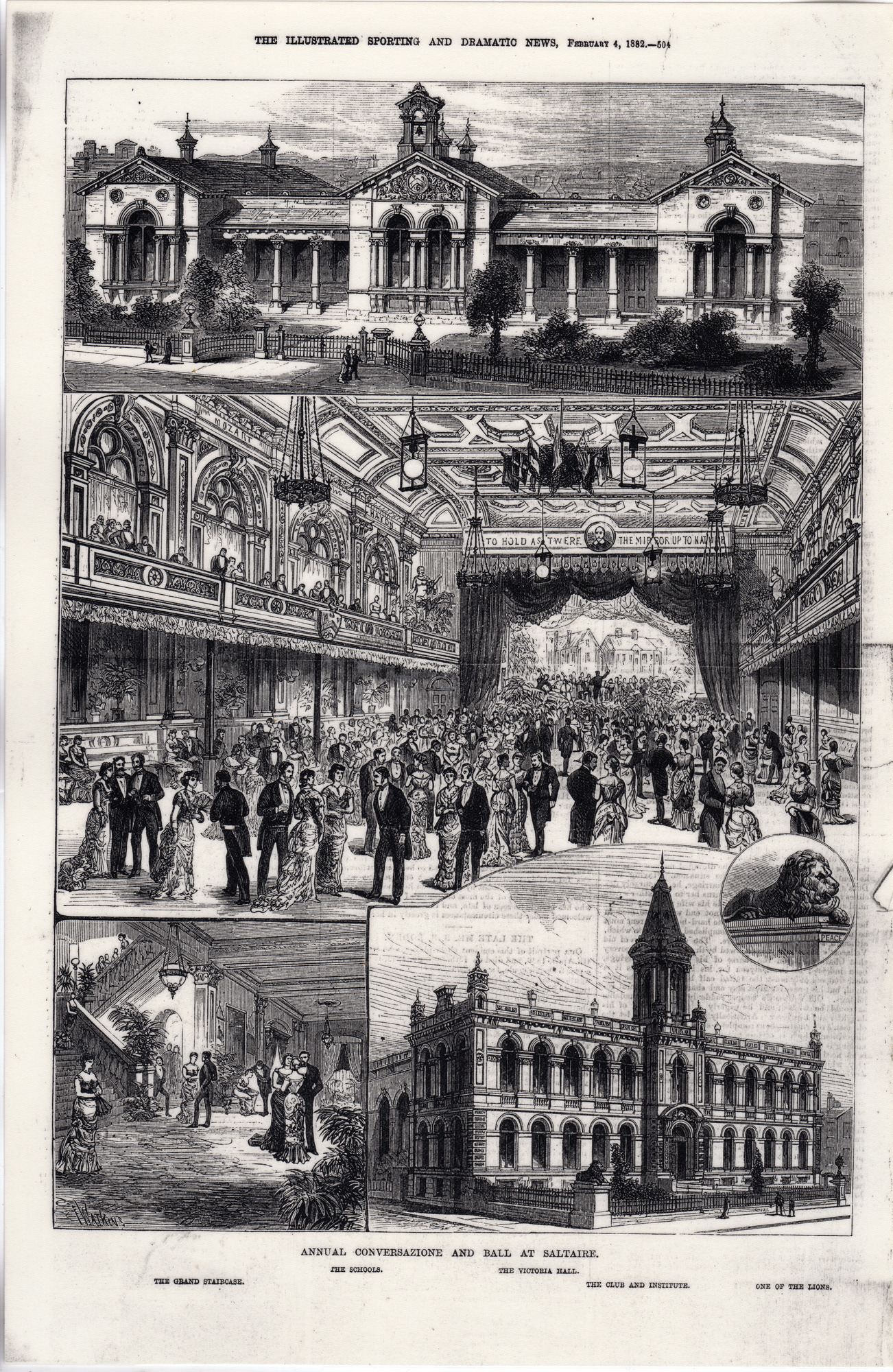 Newscutting about the Conversazione