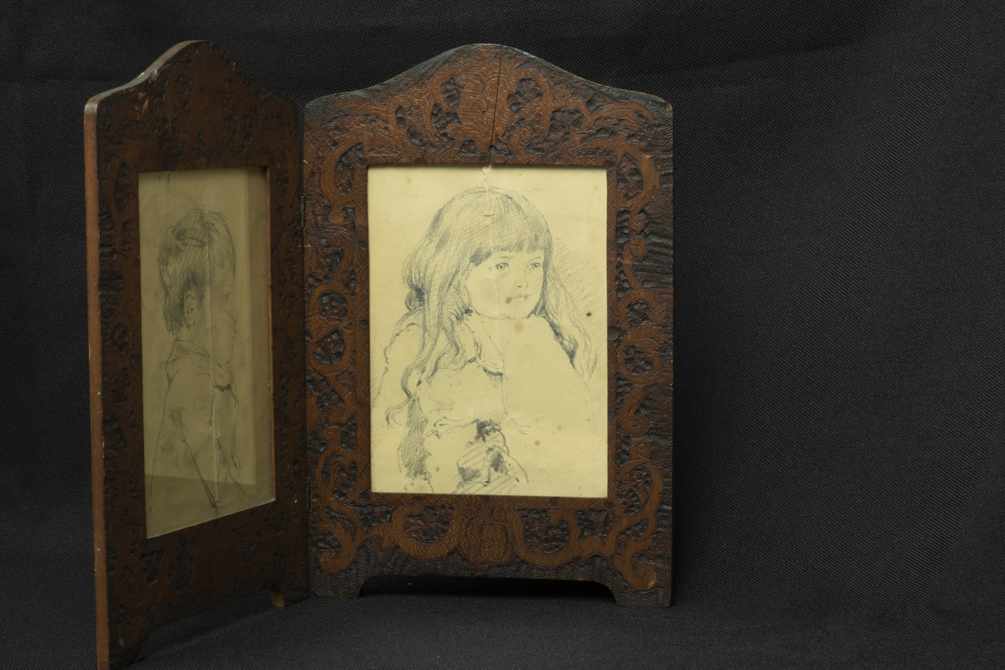 double picture frame: front view