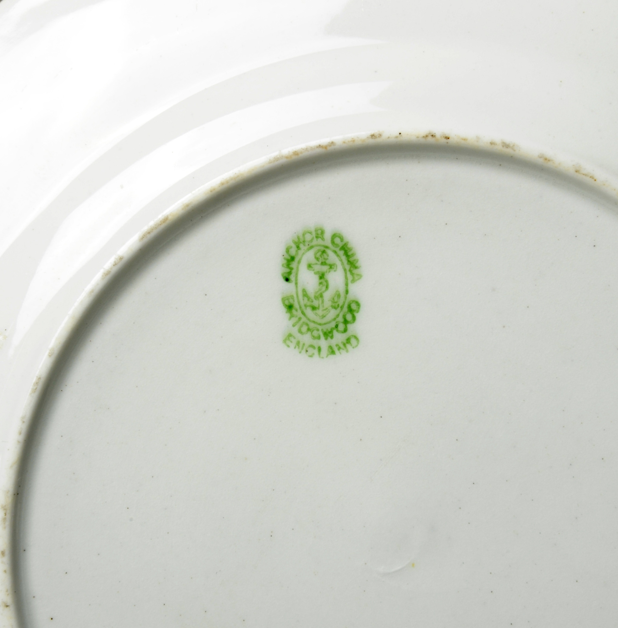 Saltaire Cricket Pavillion commemorative plate: Back of Plate 1