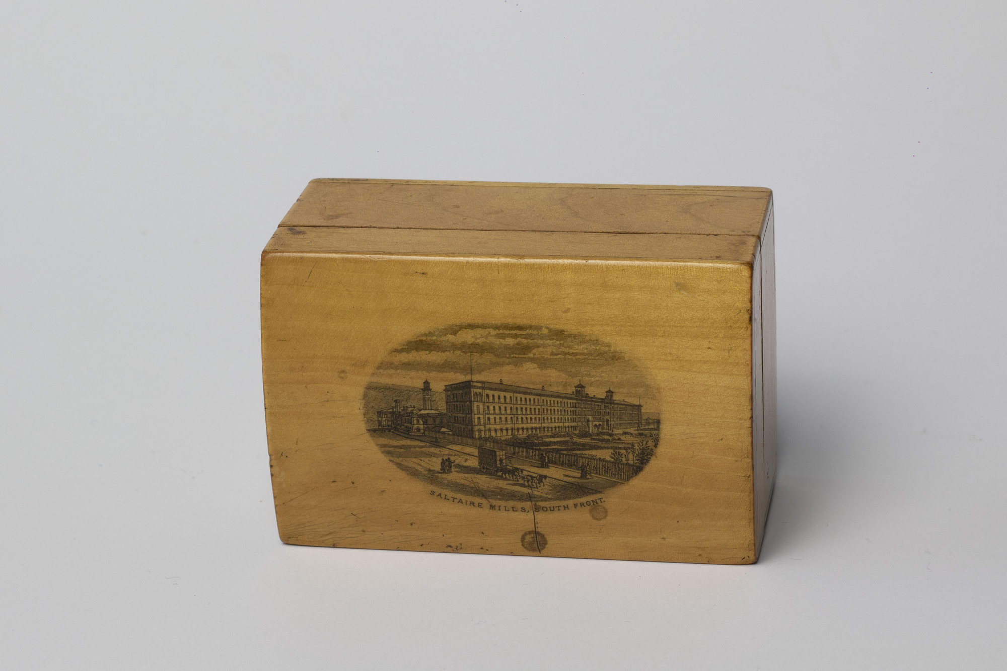 Souvenir wooden box