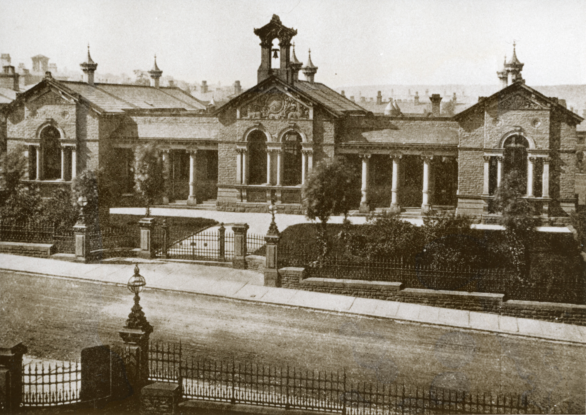 Salt High School building, Saltaire, West Yorkshire, United Kingdom