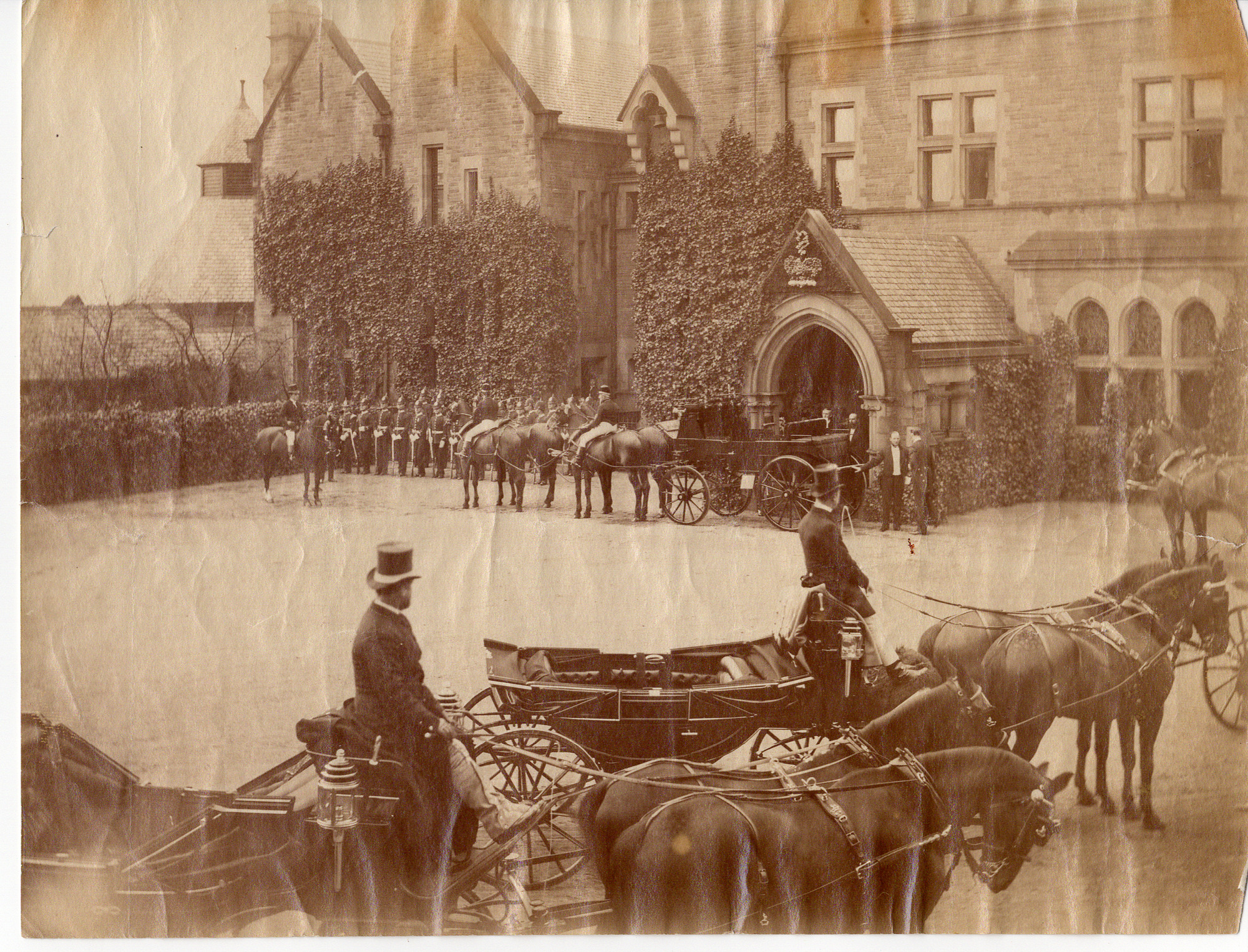 Carriages for Princess Beatrice visit