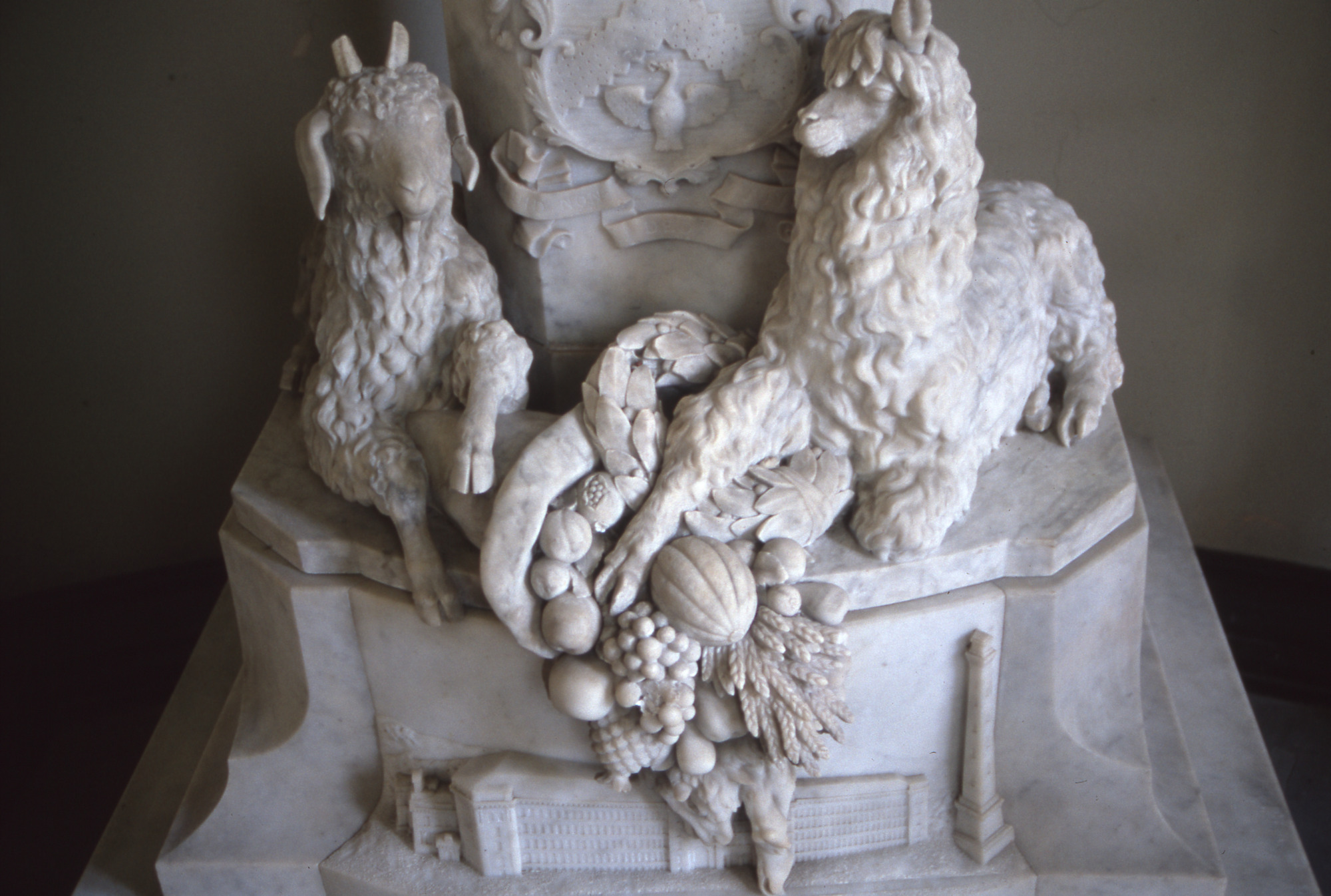 Congregational Church : Base of bust