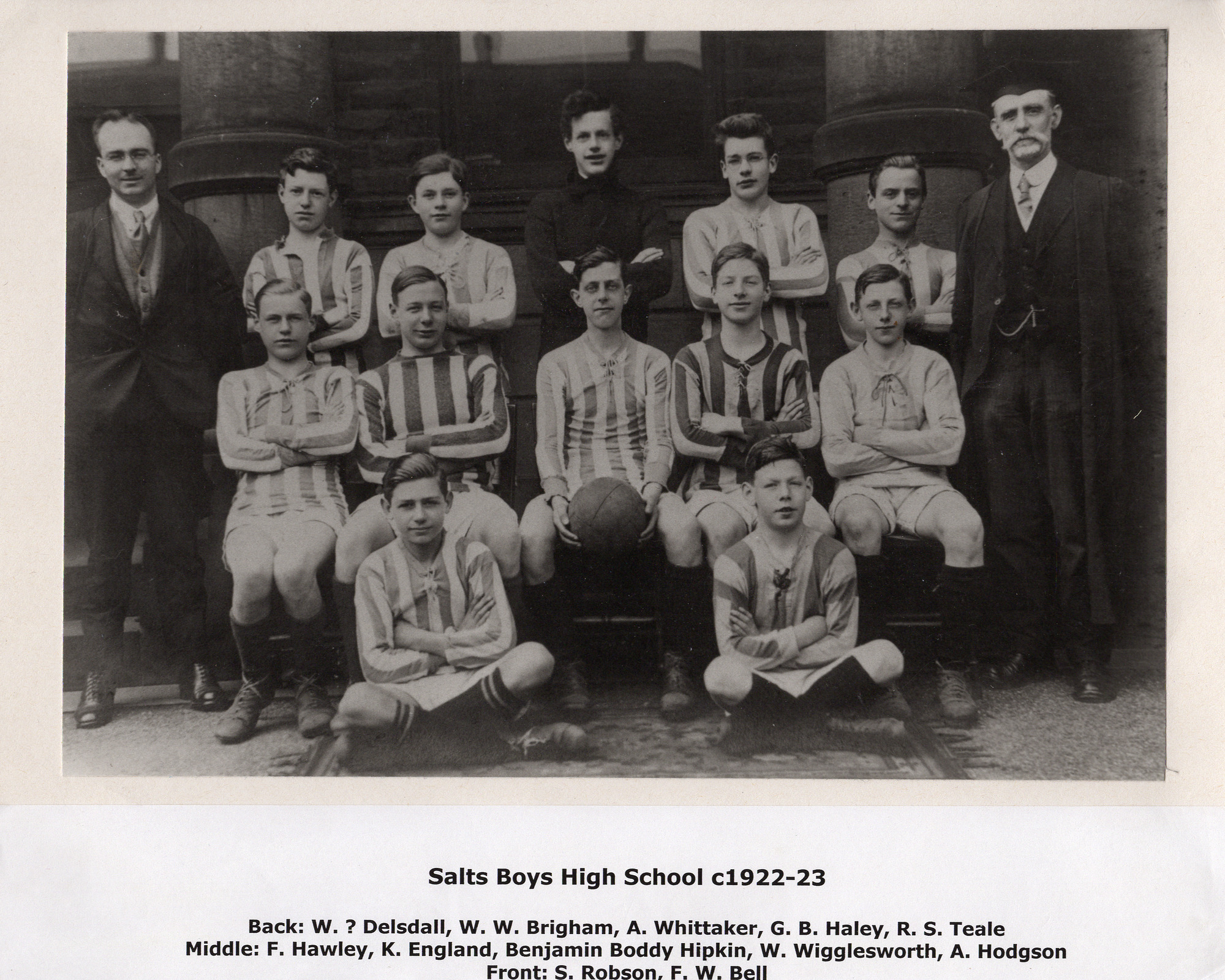 Football team of Salts High School