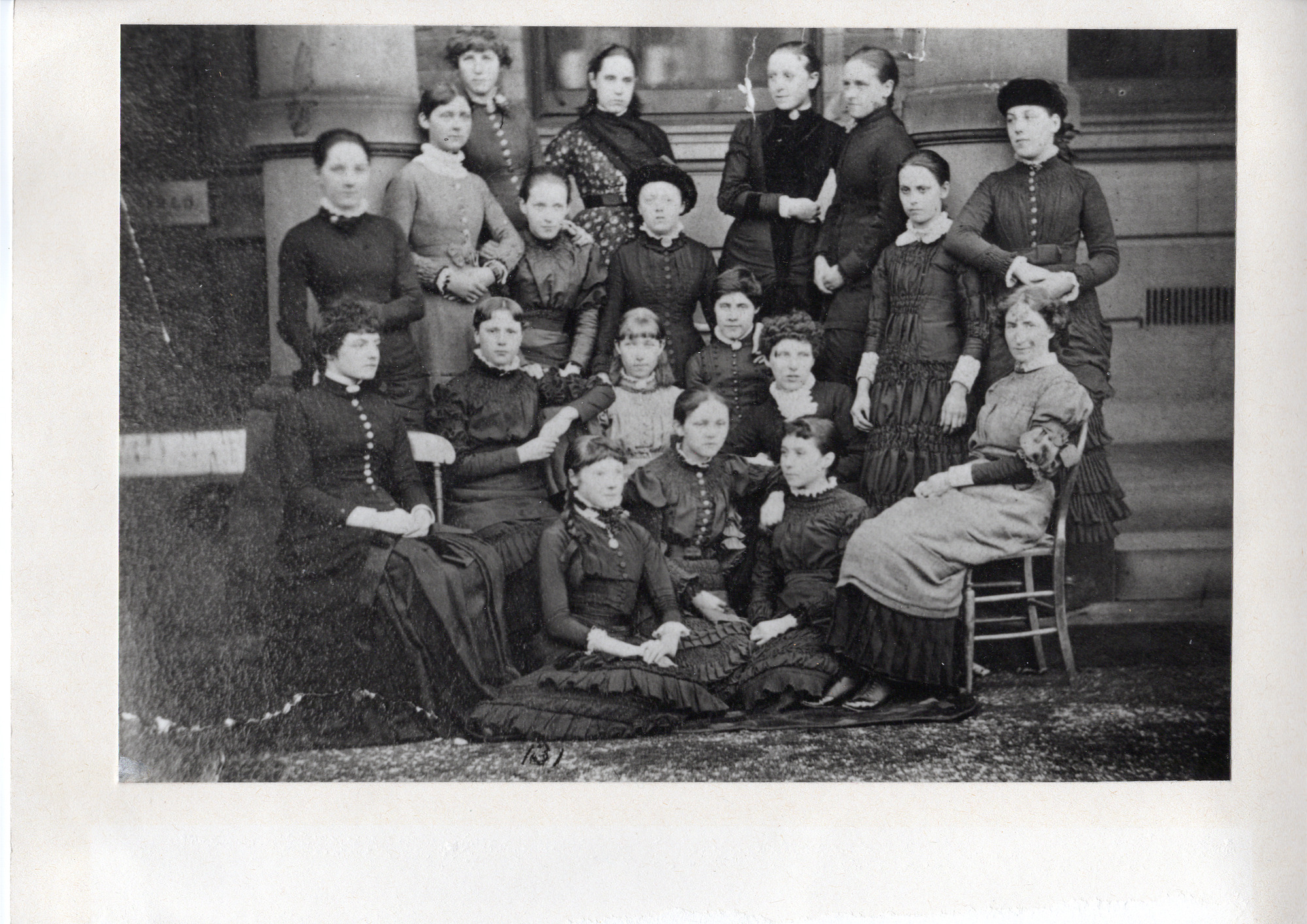 Girl students at Salts High School