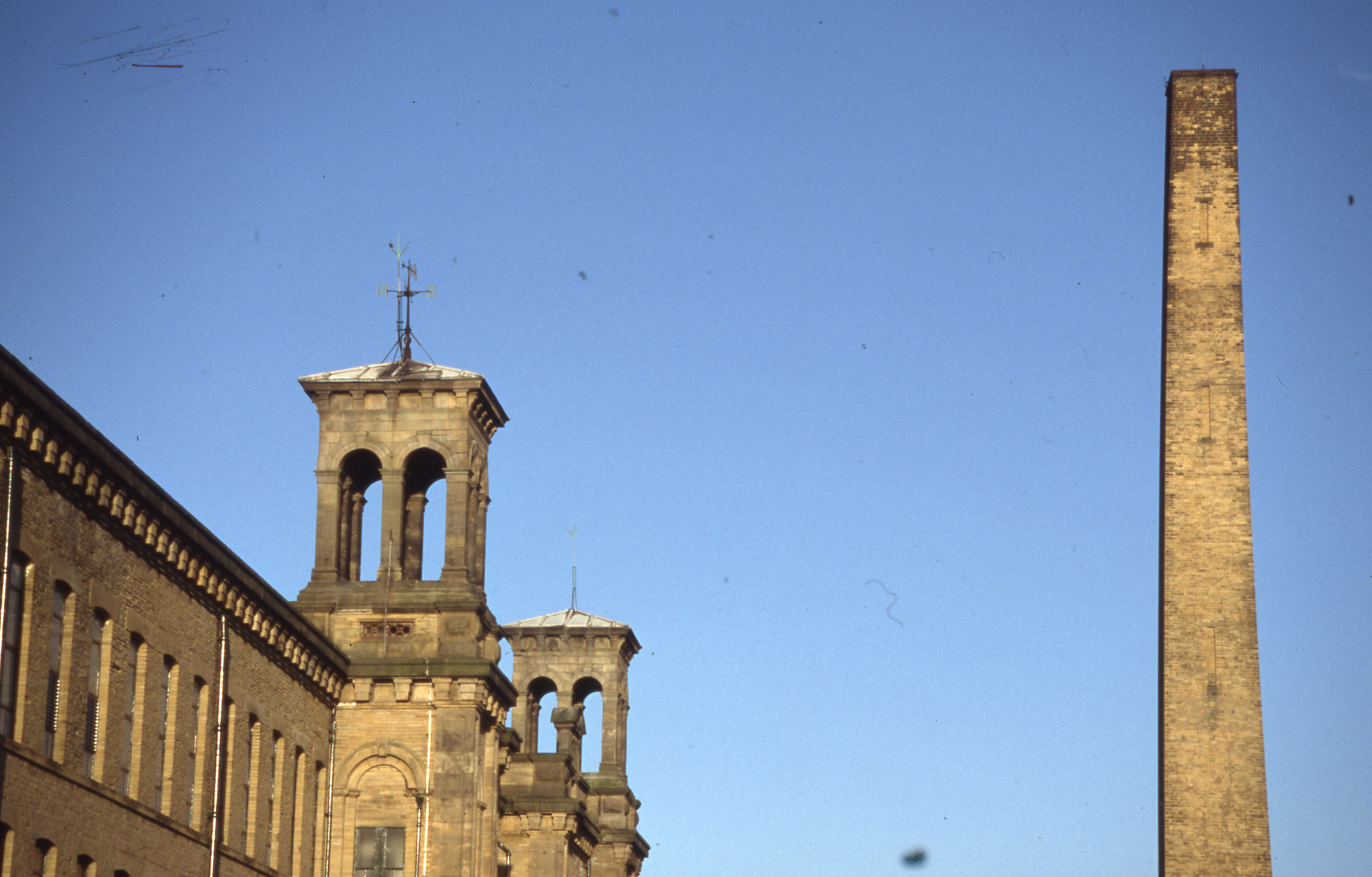 Mill front towers