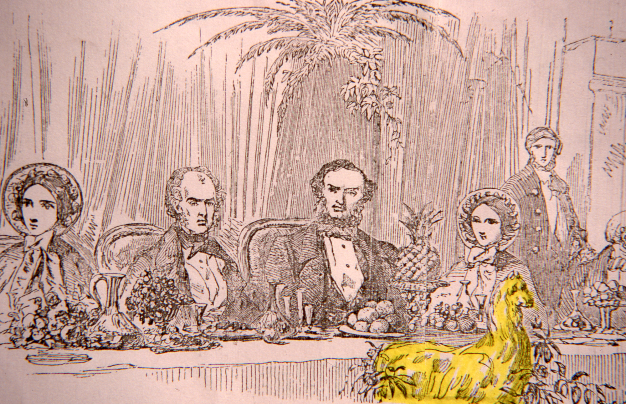 Newspaper print 'Top Table'