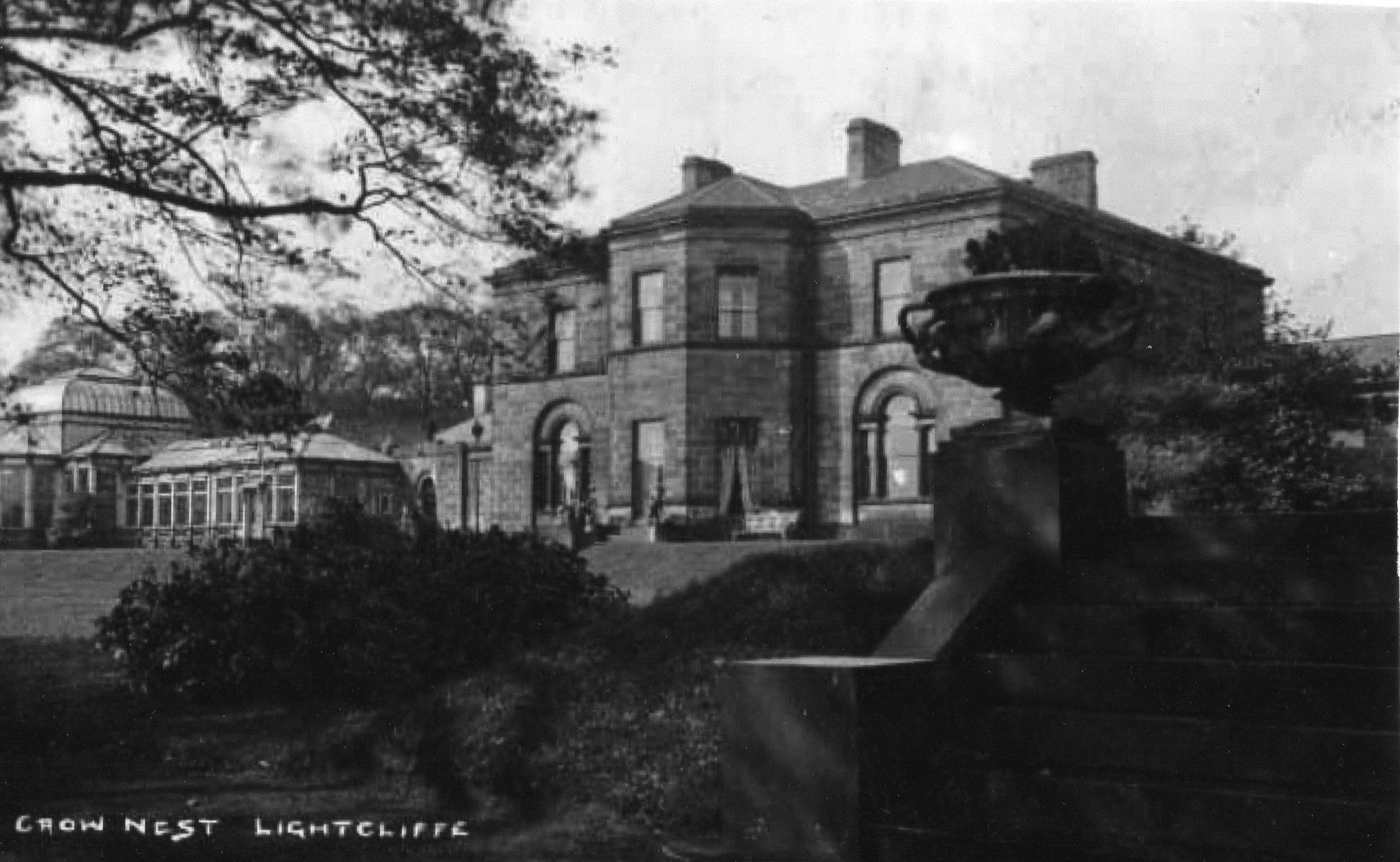 Rear view of Crow Nest house