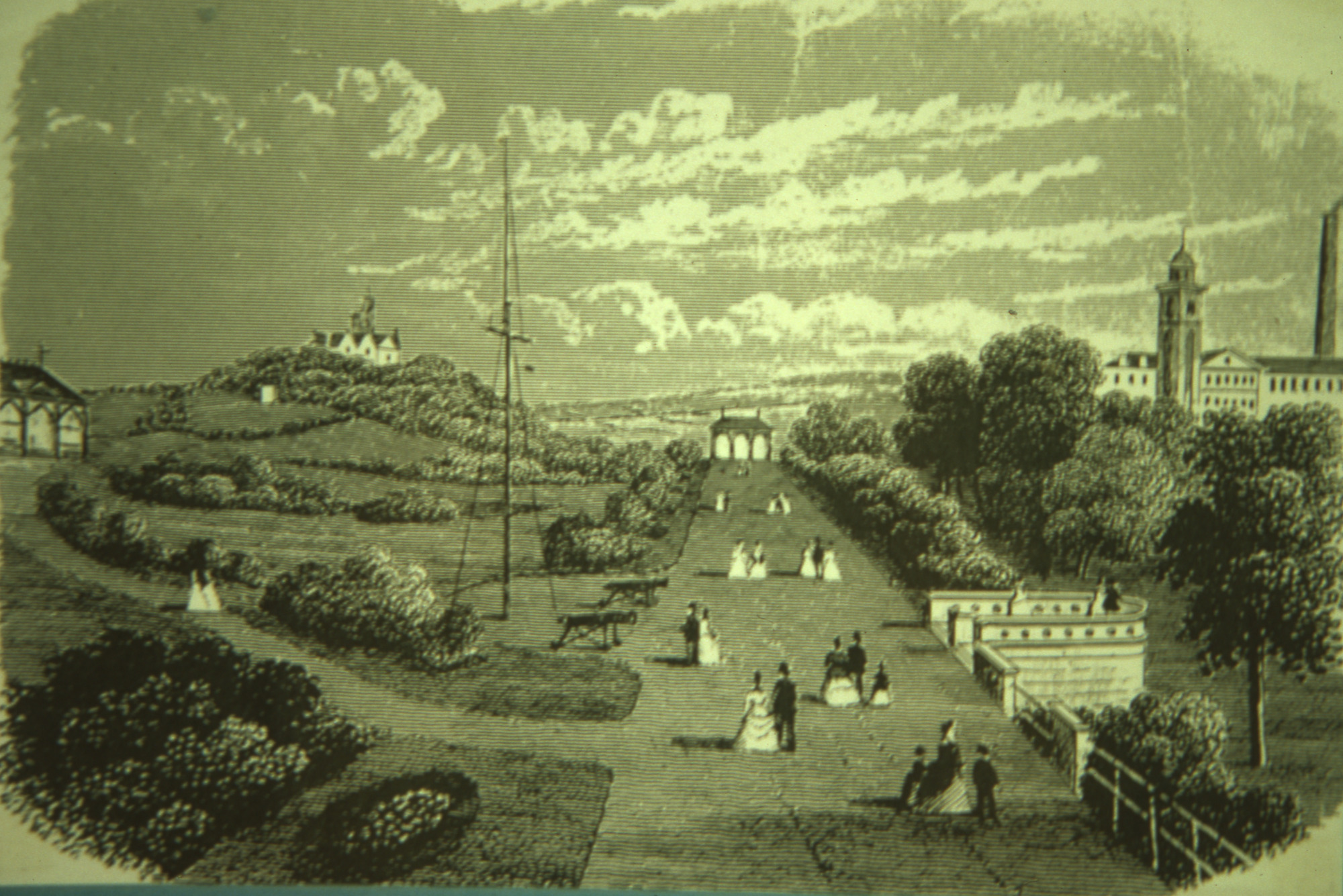 Roberts Park etching