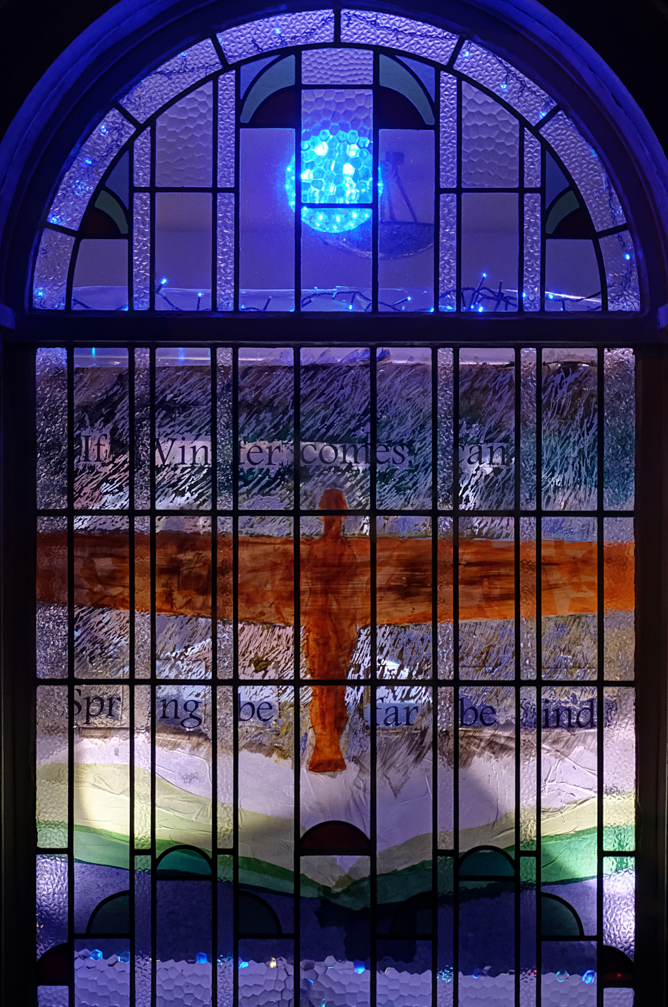 Saltaire Advent Window (Angel of the North)