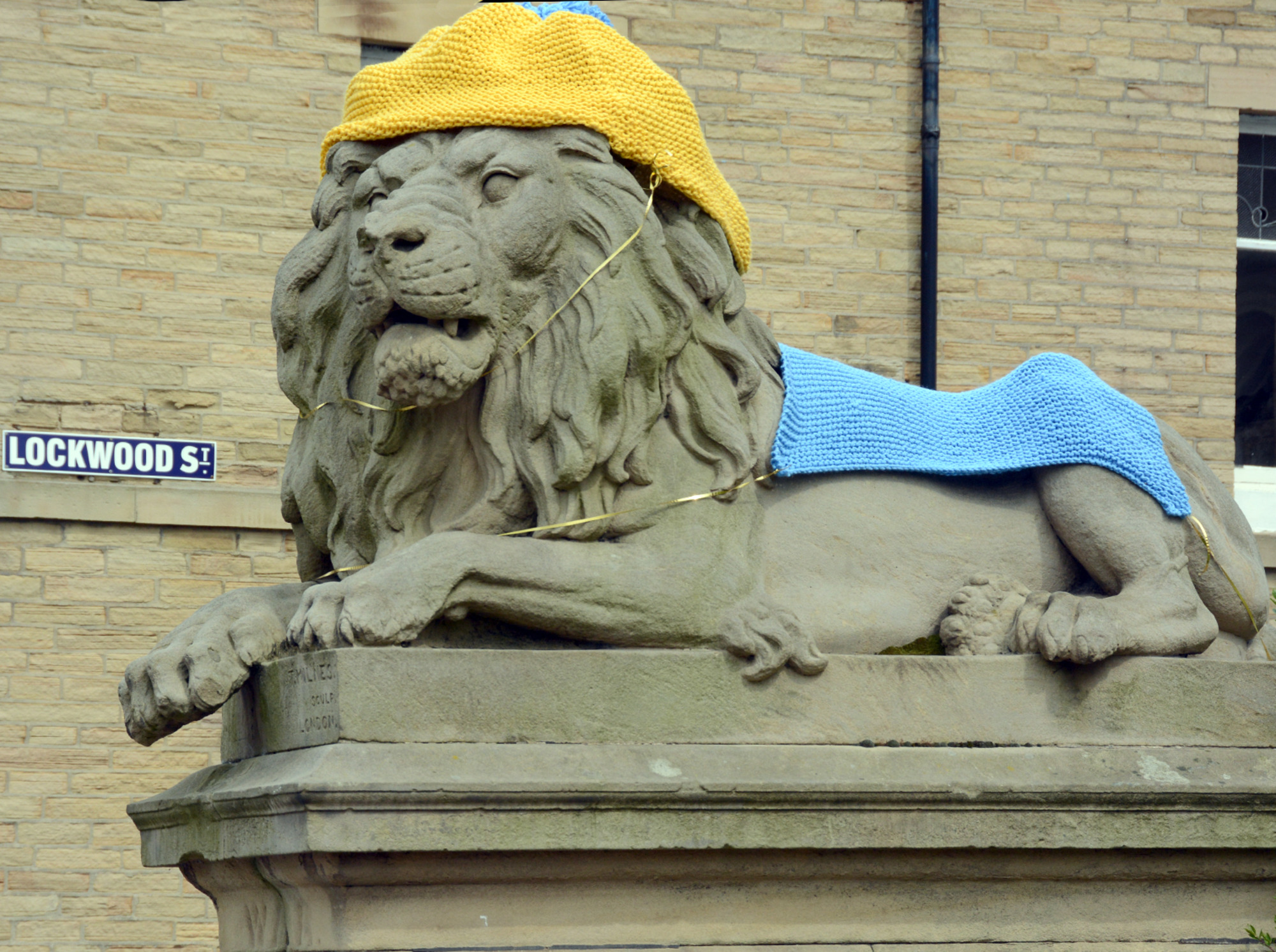 Saltaire Tour de Yorkshire Decorated Lion
