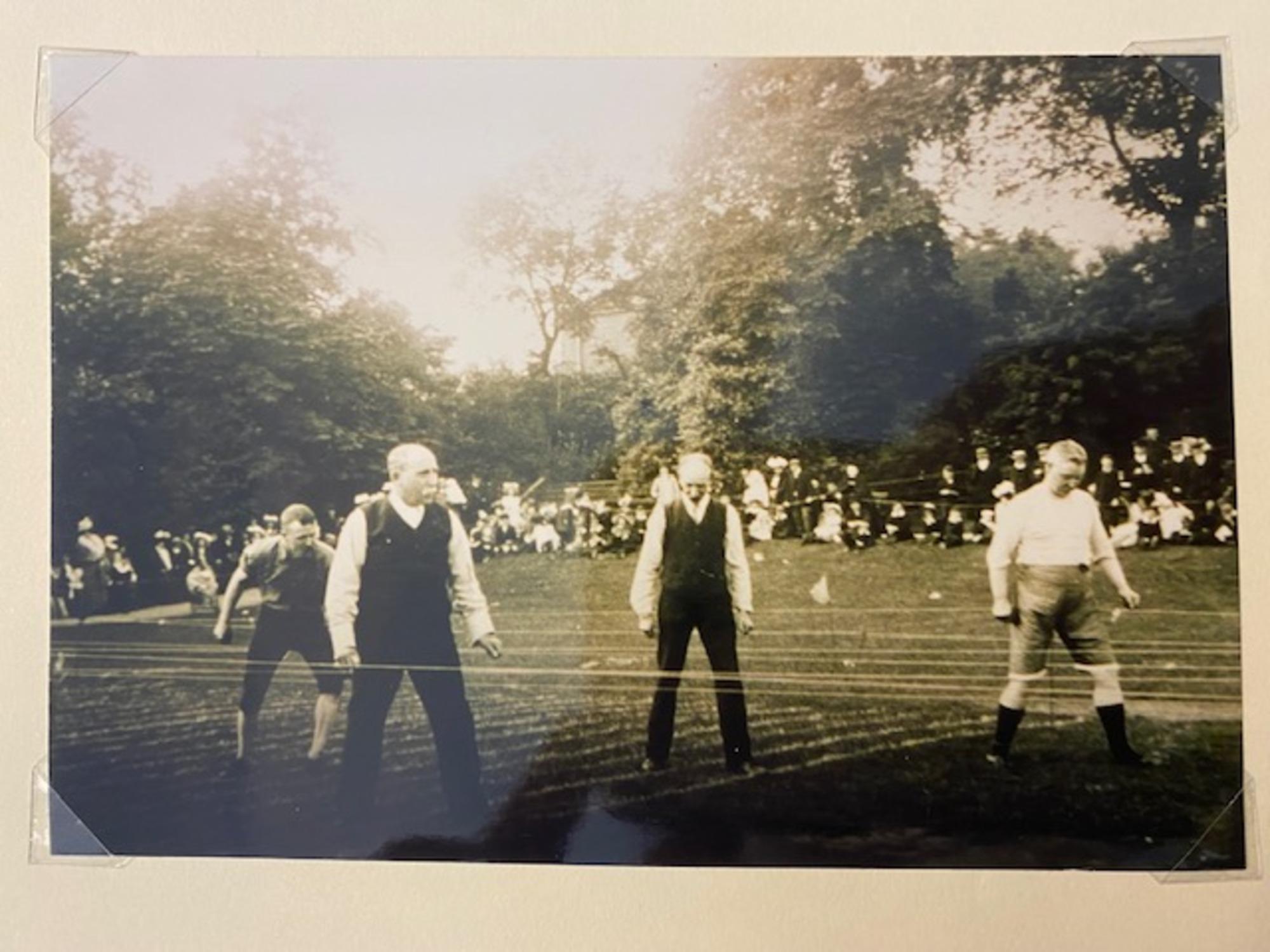 Sporting event in Saltaire