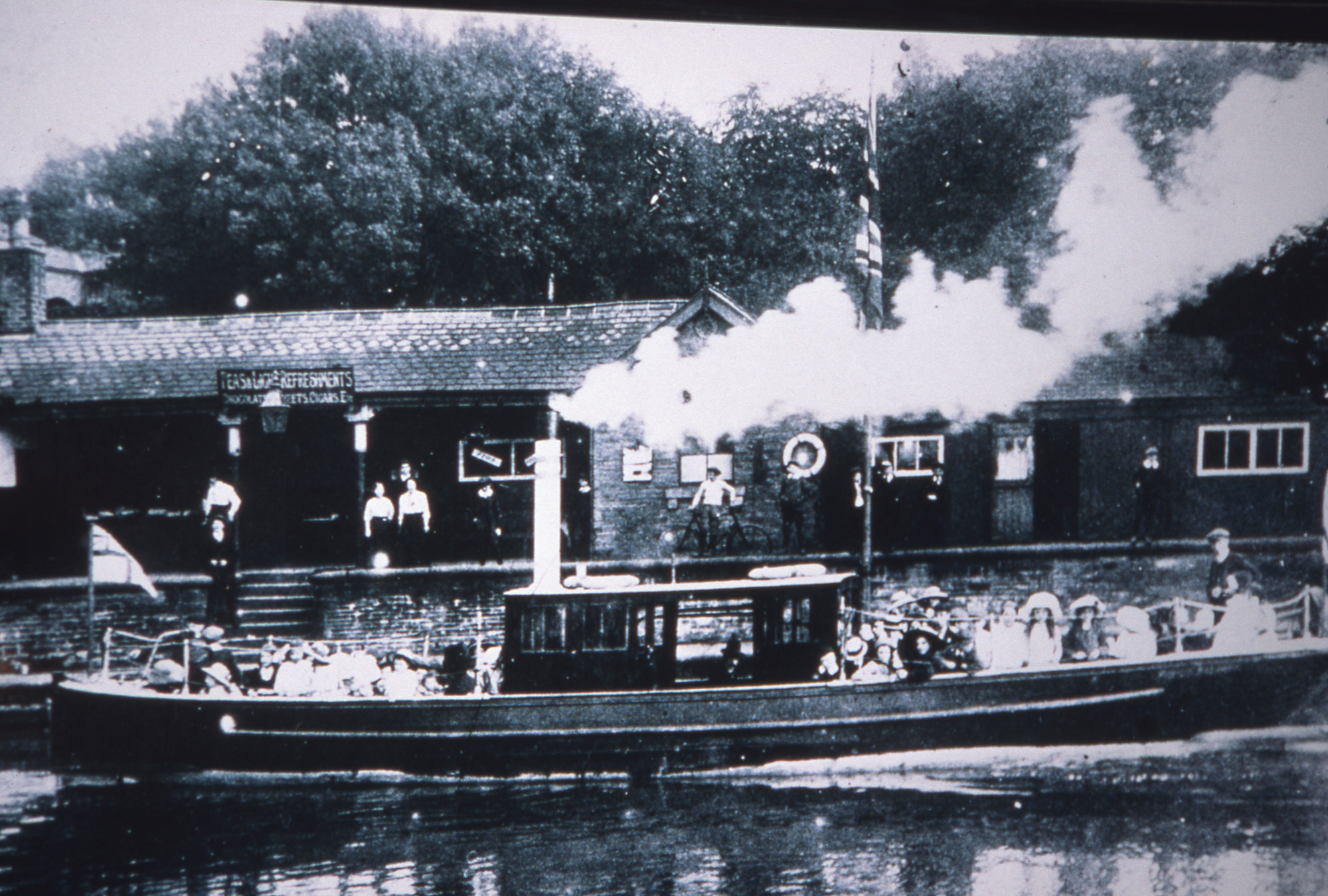 Steamboat on river